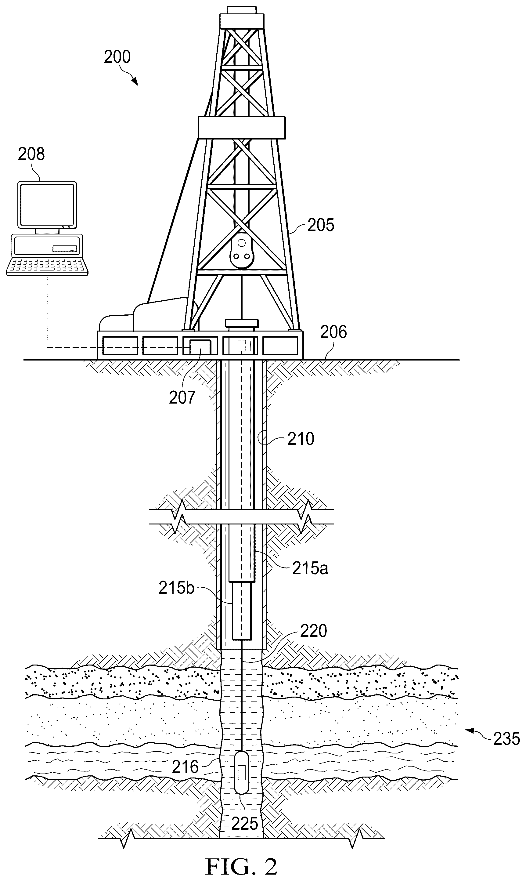 Patent US12320946 Figure 2 – Utilizing resistivity distribution curves for geological or borehole correlations