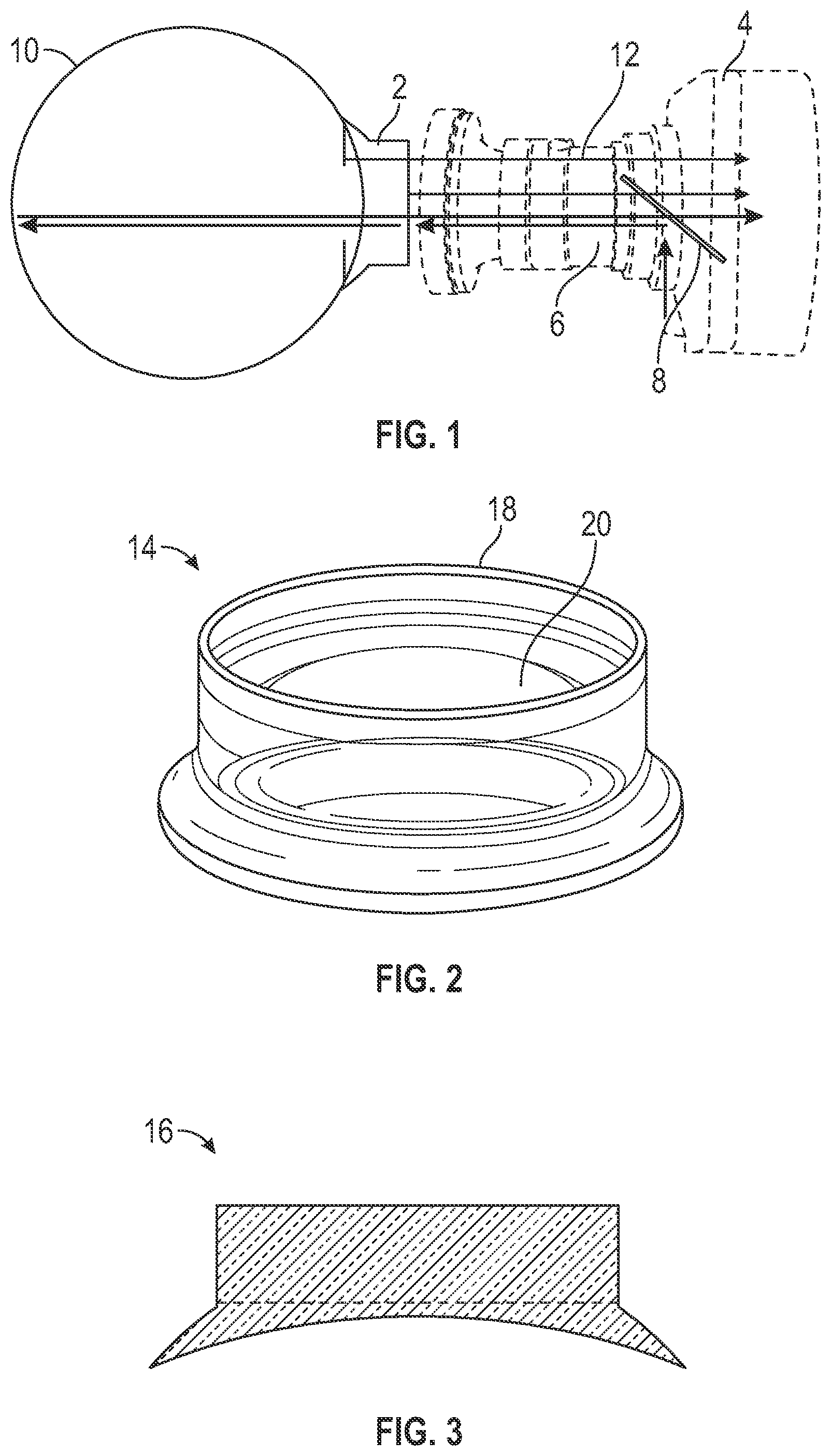 Patent US12320951 Figure 1 – Illuminated contact lens and system