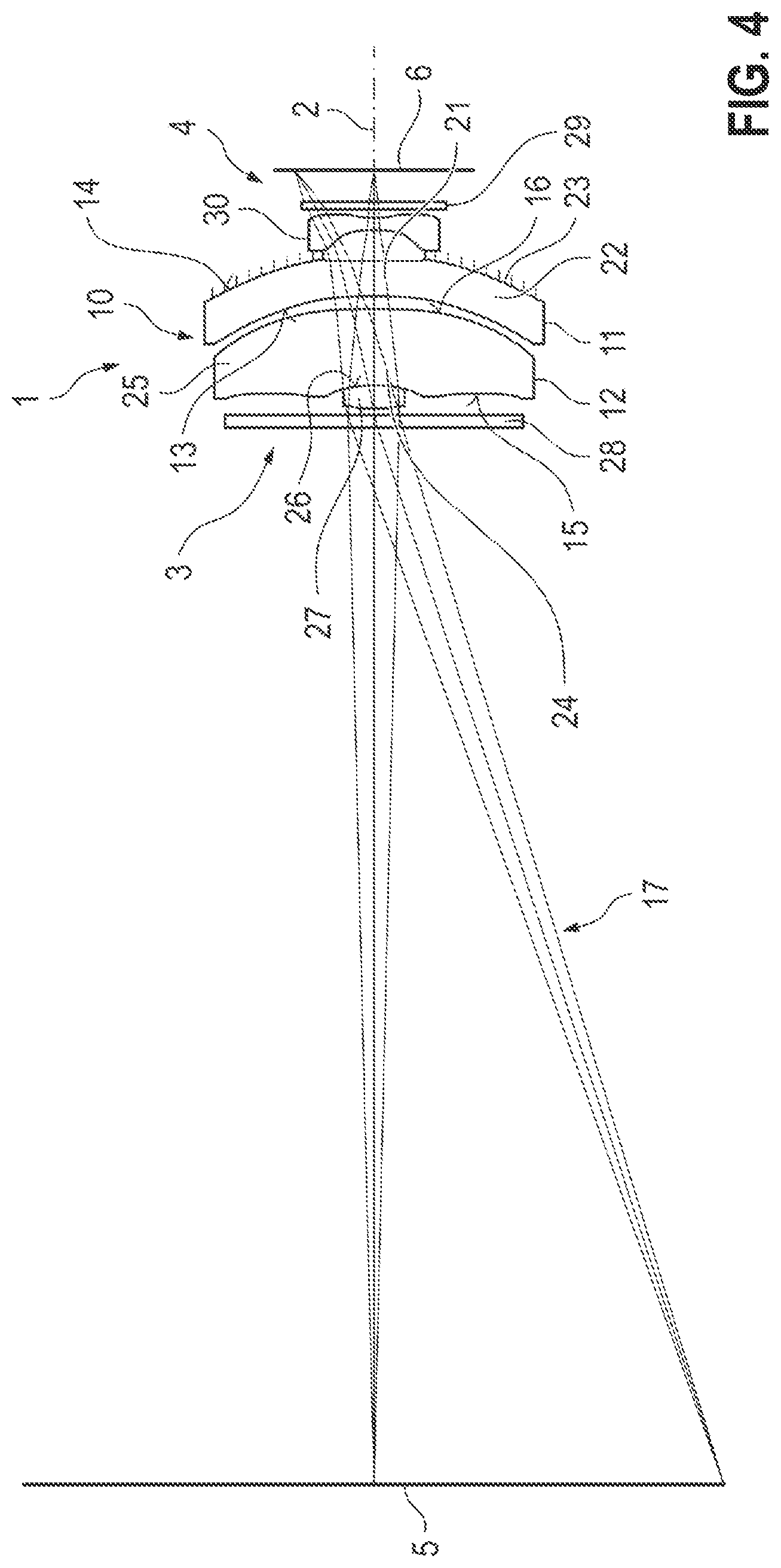 Patent US12320956 Figure 4 – Optical arrangement with an overview function for a catadioptric microscope objective
