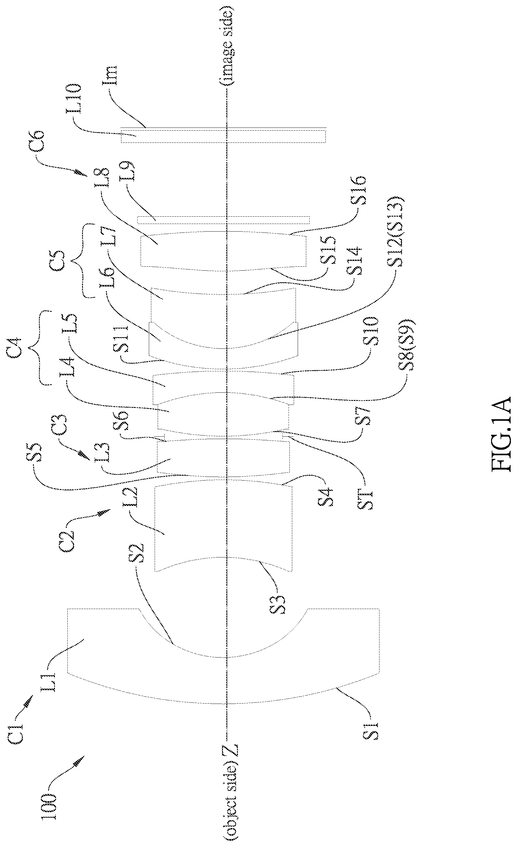 Patent US12320957 Figure 1 – Optical imaging lens