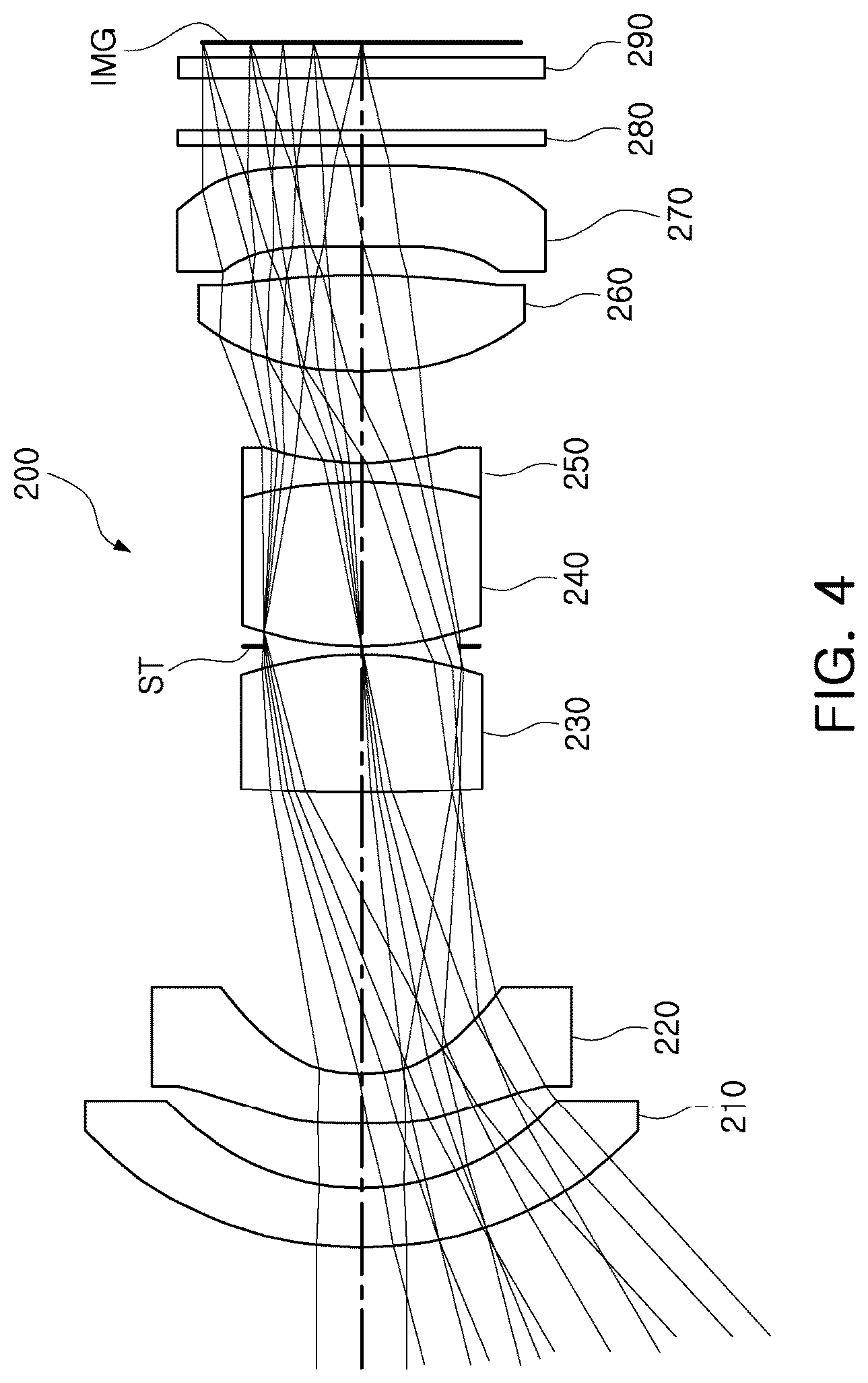 Patent US12320961 Figure 4 – Image capturing lens system