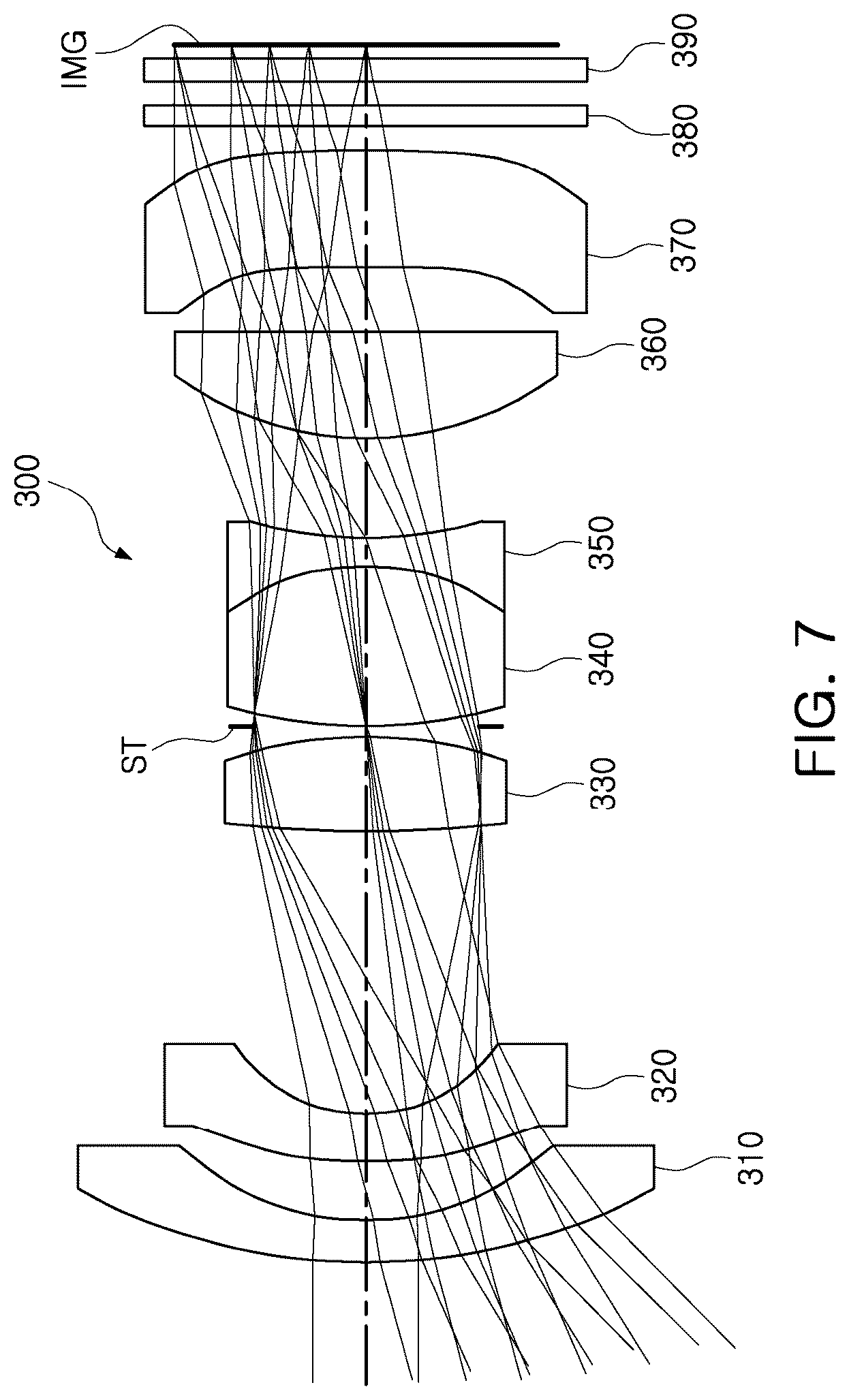 Patent US12320961 Figure 7 – Image capturing lens system