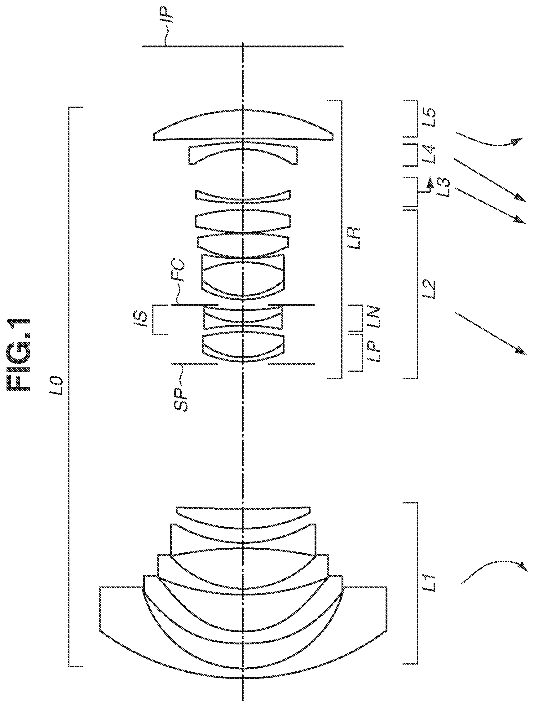 Patent US12320963 — Zoom lens and imaging apparatus including the same — Figure 1