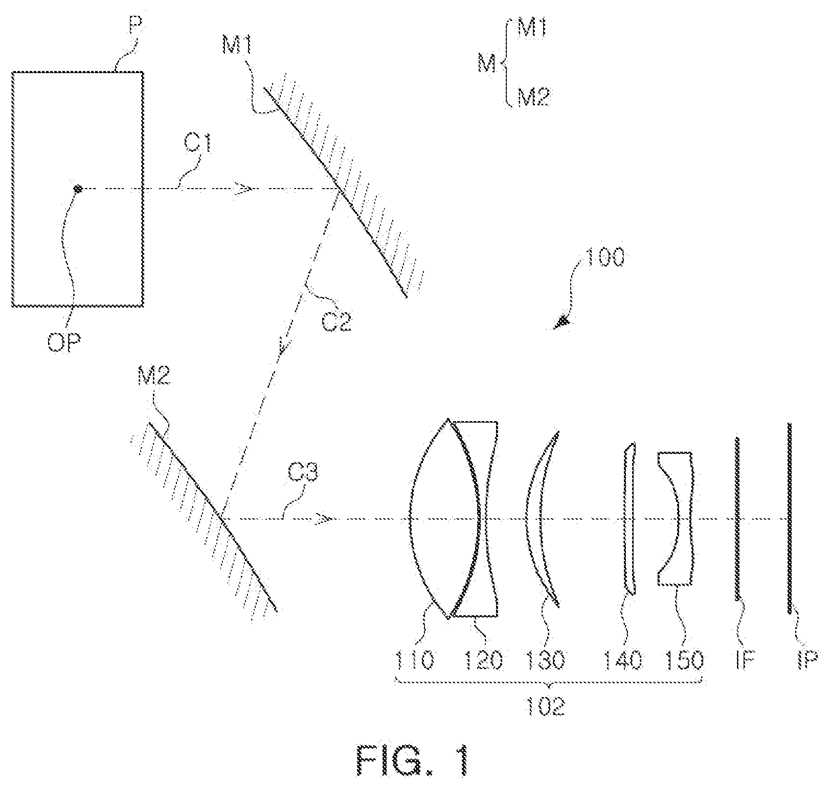 Patent US12320964 — Optical imaging device — Figure 1