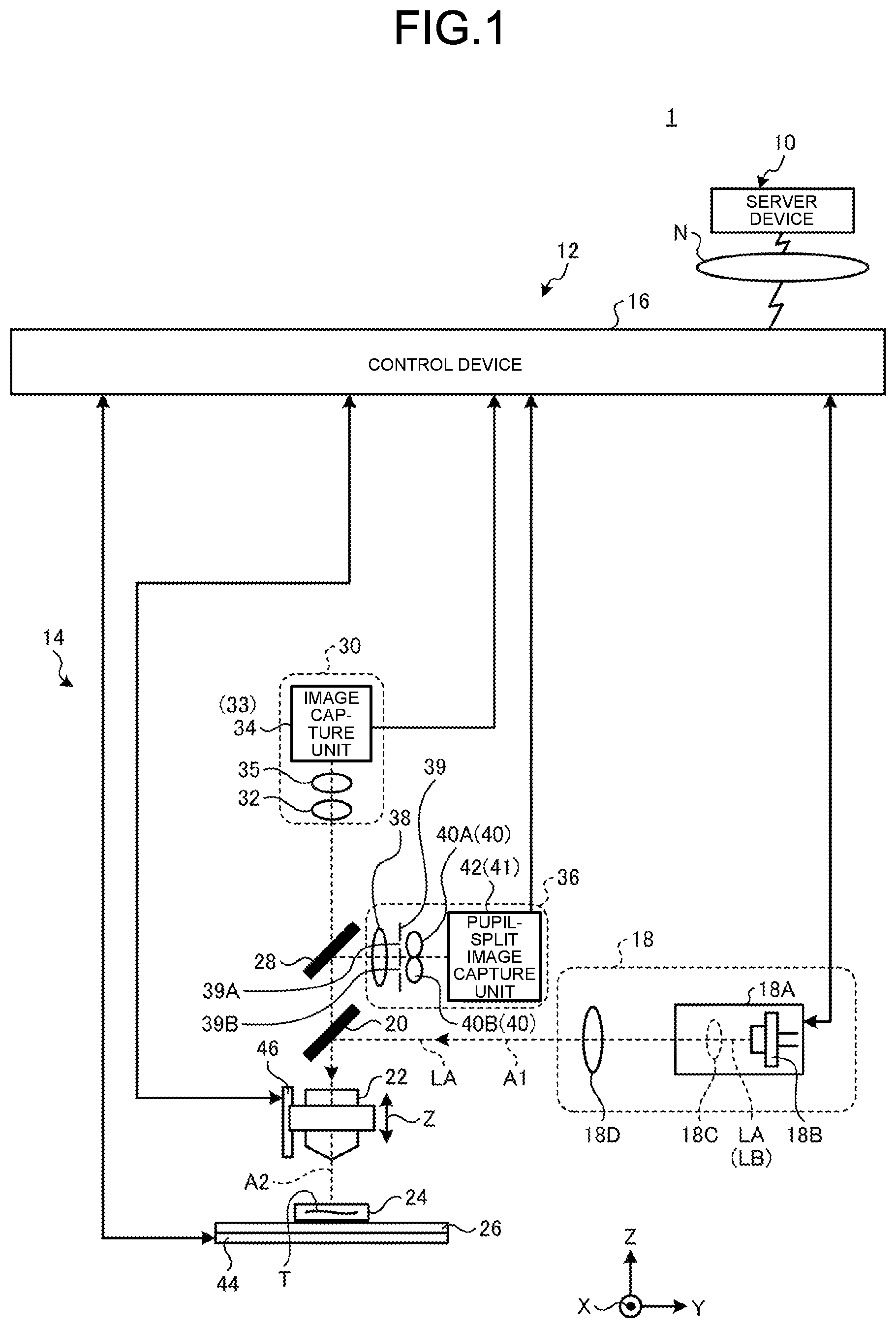 Patent US12320965 Figure 1 – Microscope system, imaging method, and imaging apparatus