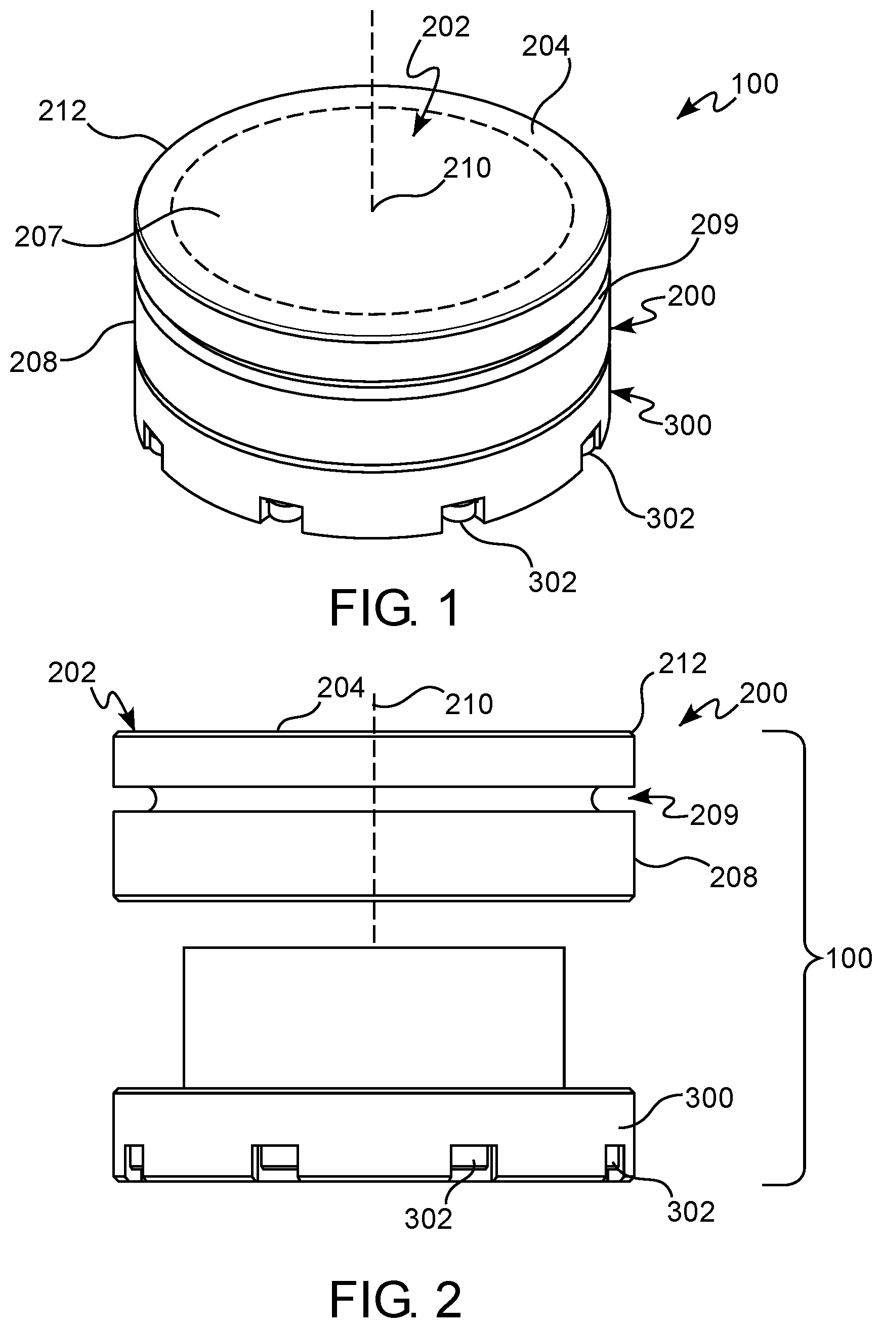 Patent US12320969 Figure 1 – Variable radius mirror