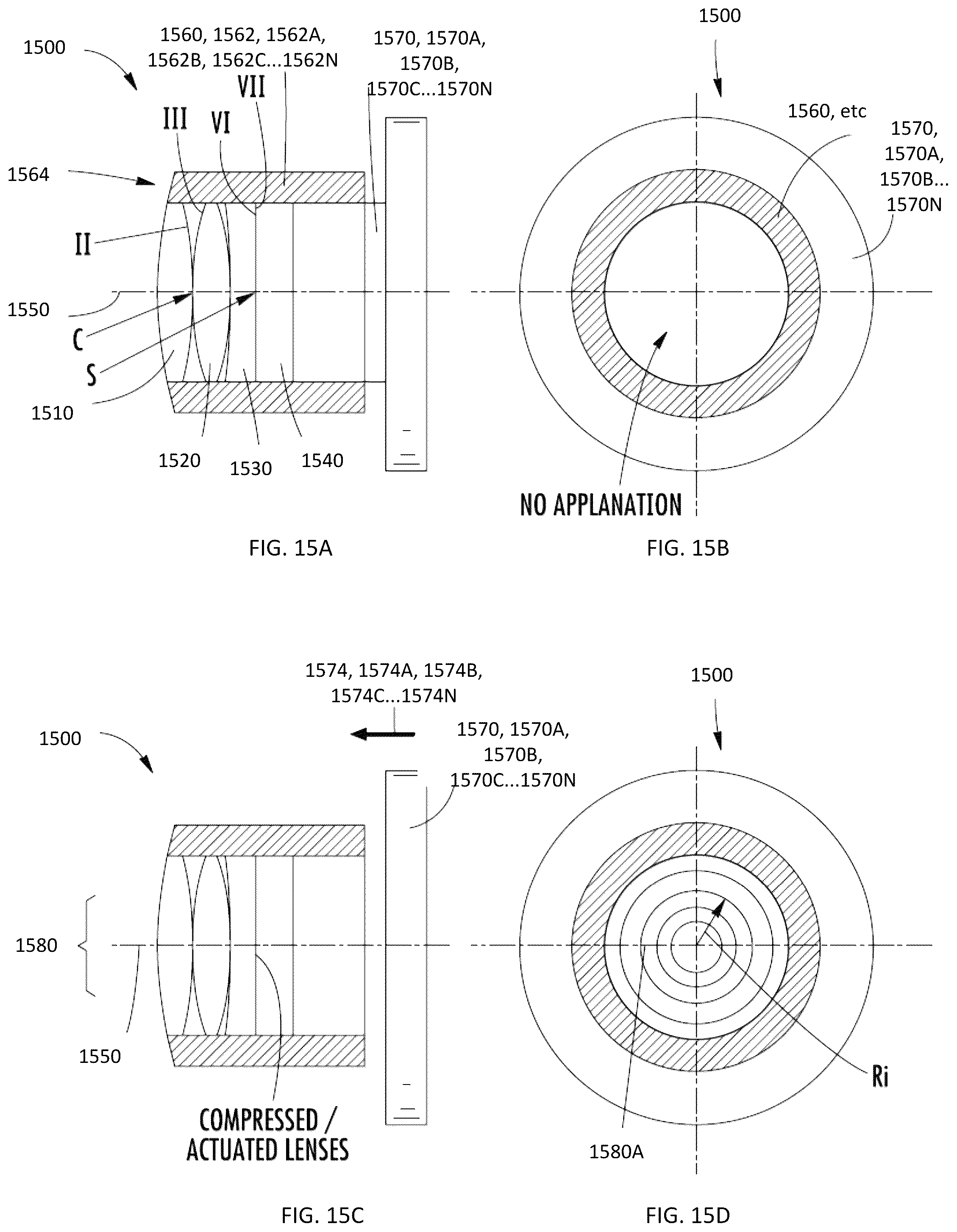 Patent US12320972 Figure 19 – Reducing effects caused by formation of multiple foci in a deformable lens during changes of applanation of surfaces thereof
