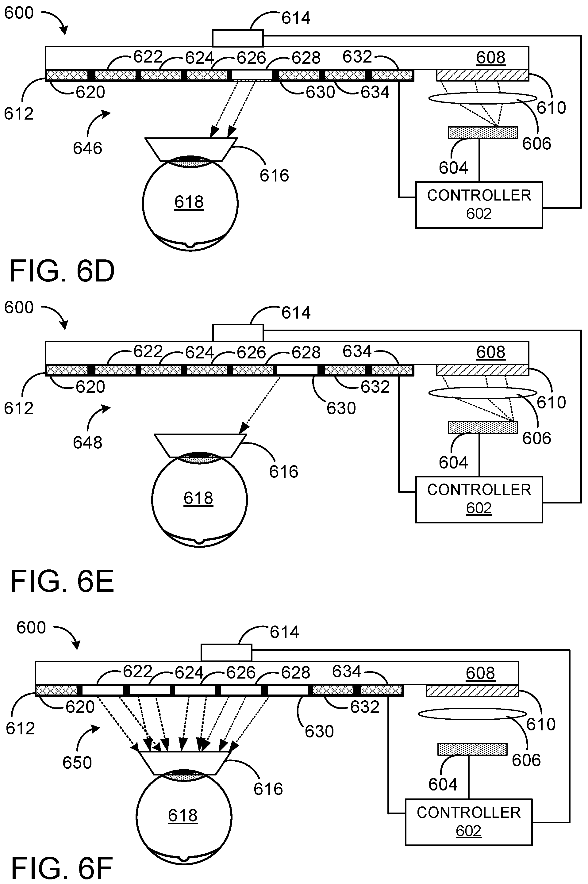 Patent US12320973 Figure 7 – Dynamic control of waveguide eye box
