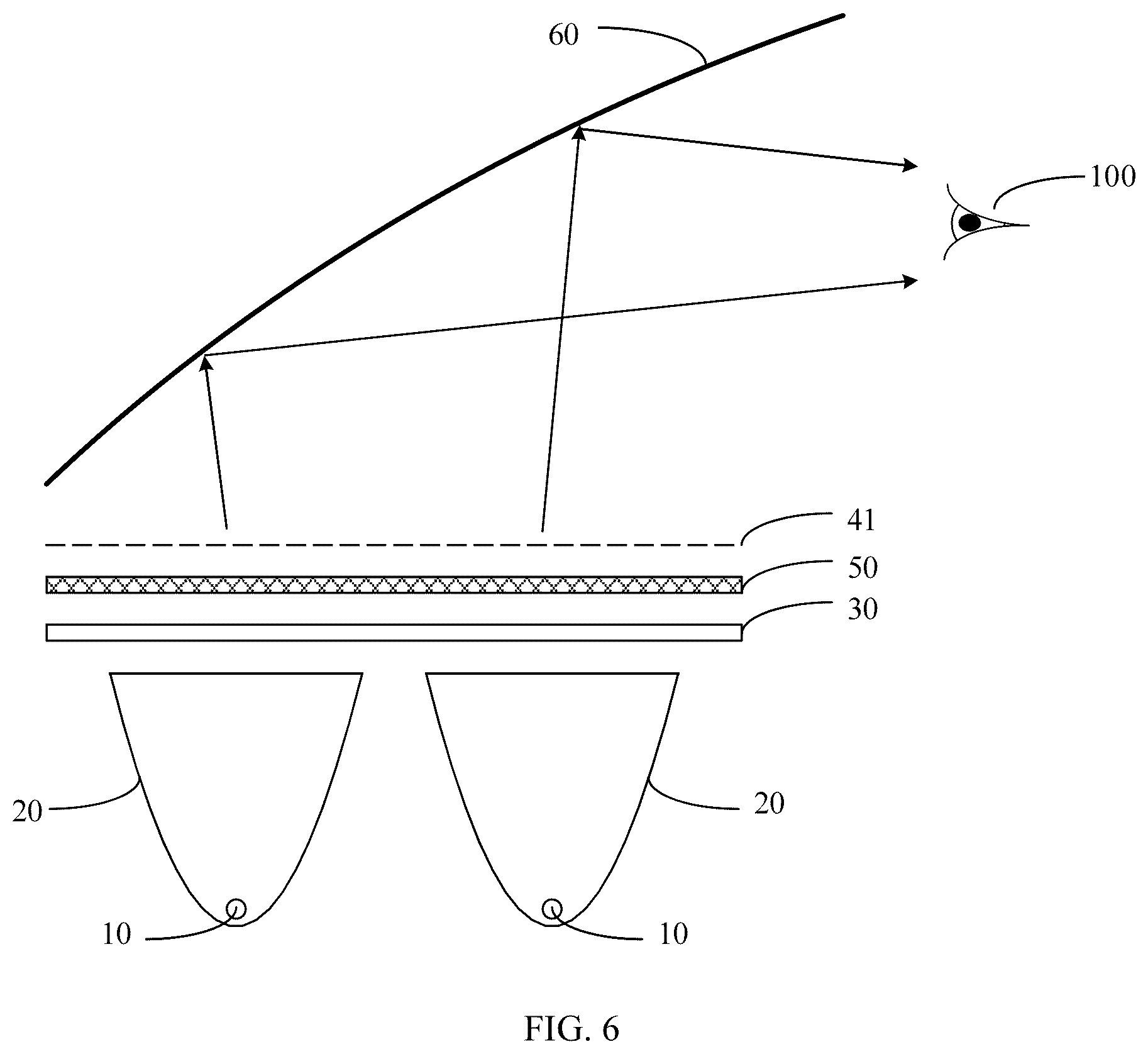 Patent US12320974 Figure 7 – Light control apparatus, passive light-emitting image source and head-up display system
