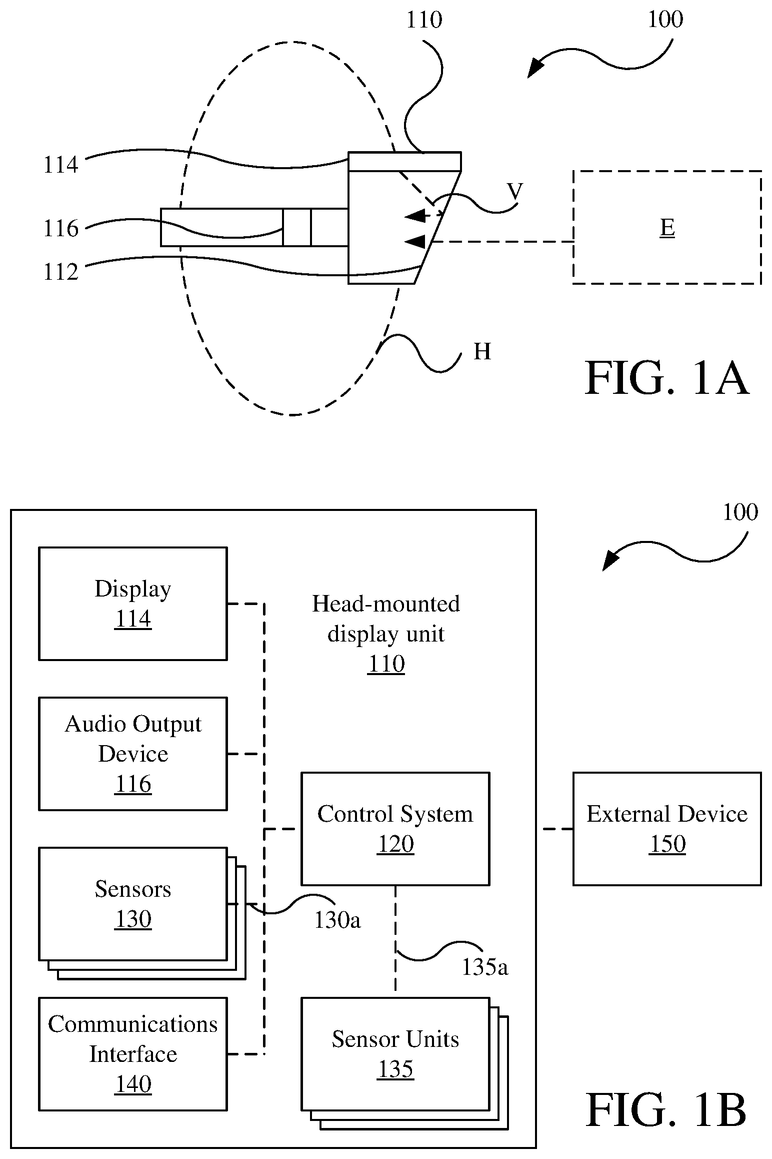 Patent US12320977 Figure 1 – Display system