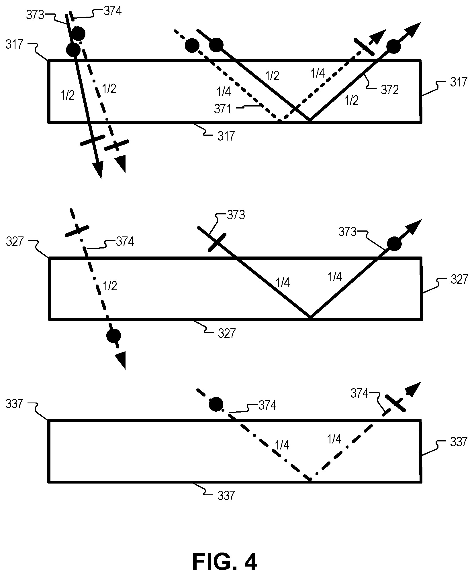 Patent US12320978 Figure 4 – Multilayer waveplate optical structures
