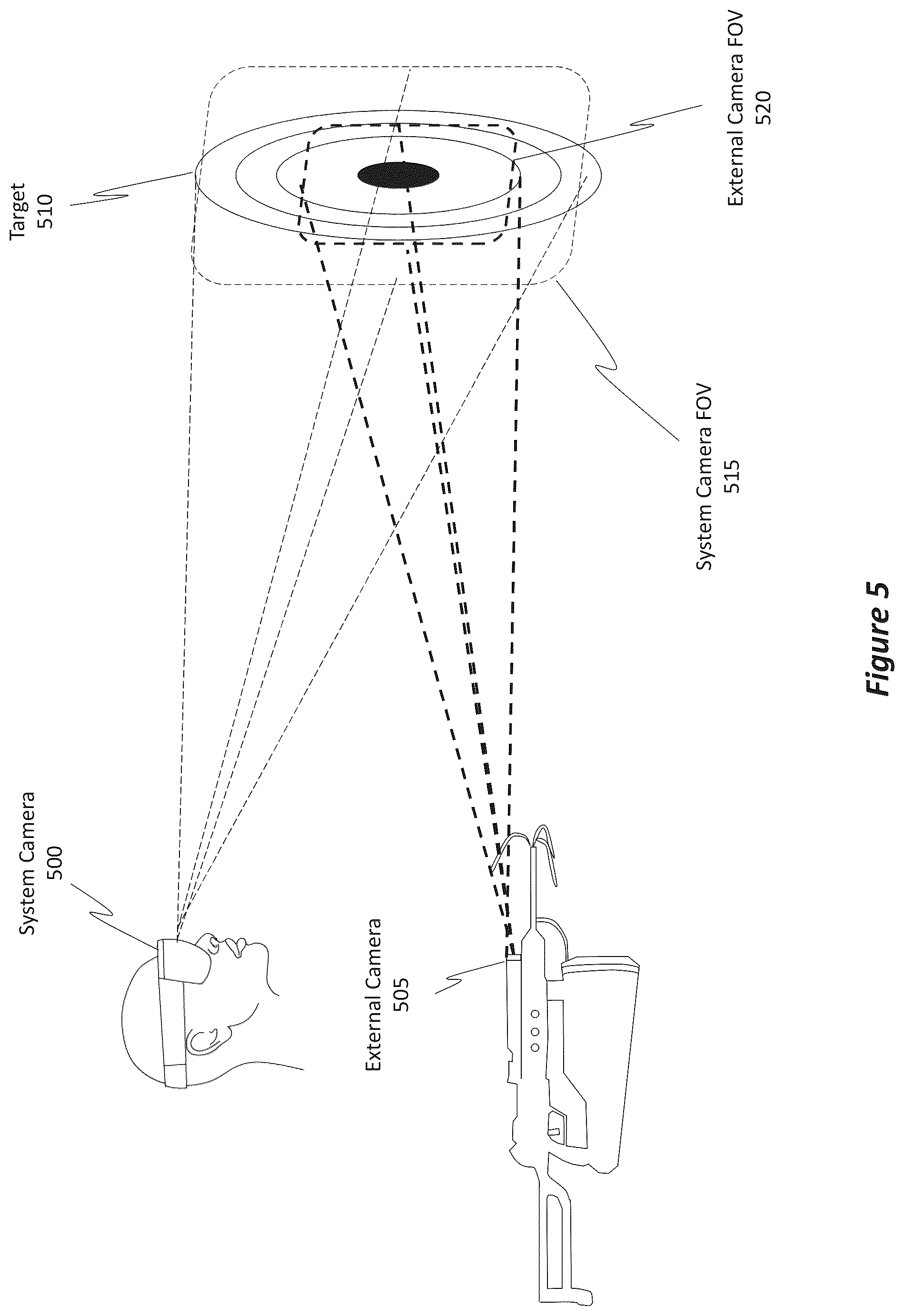 Patent US12320980 Figure 5 – Low motion to photon latency rapid target acquisition