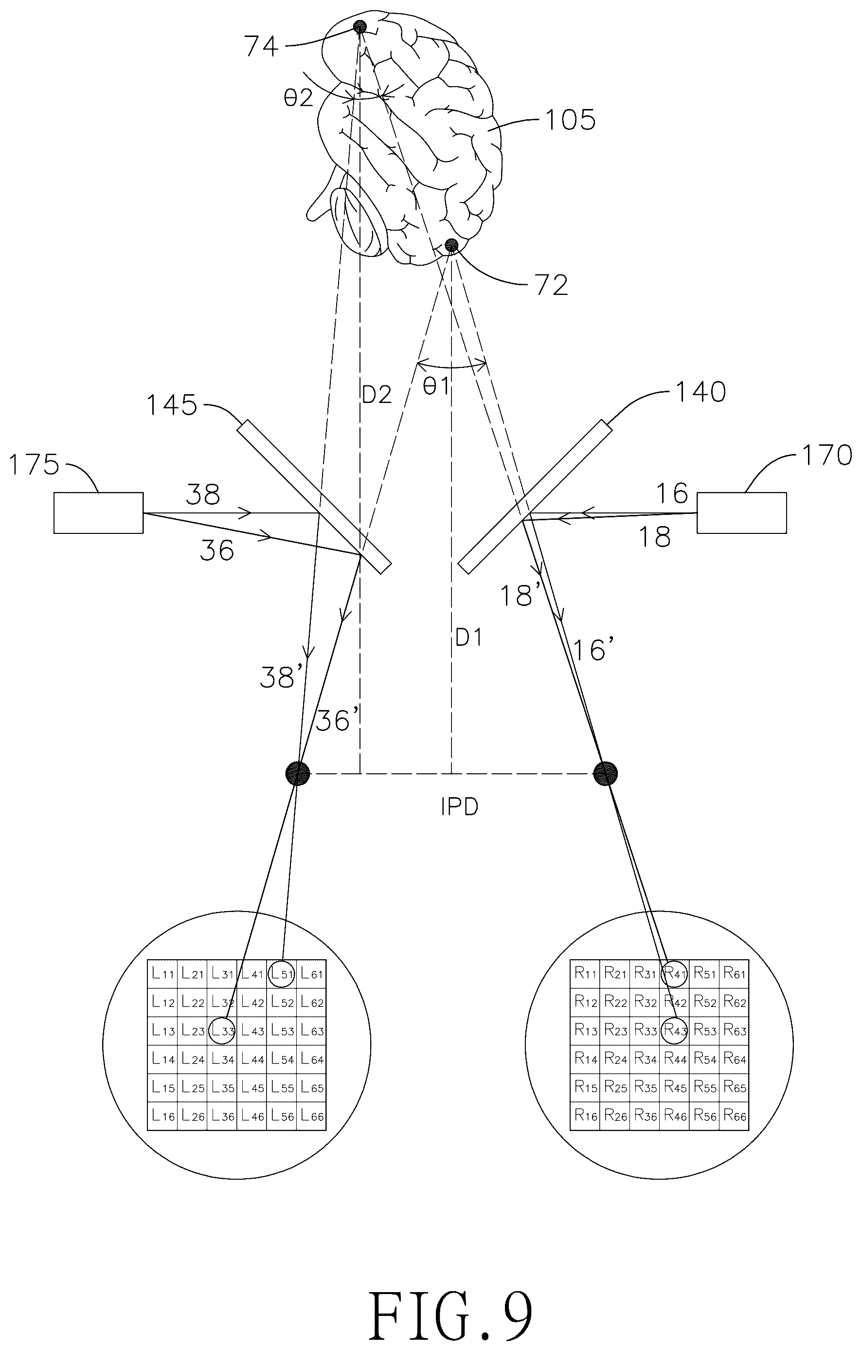 Patent US12320984 Figure 14 – Head wearable virtual image module for superimposing virtual image on real-time image