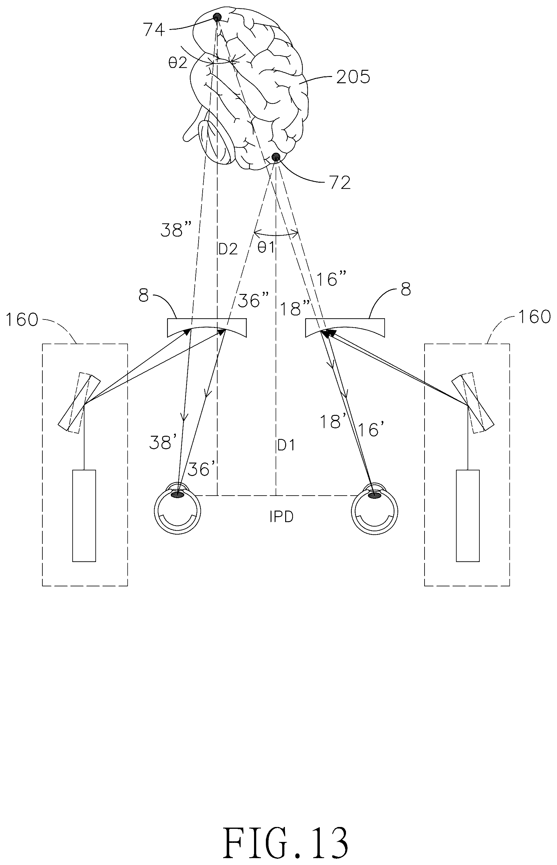 Patent US12320984 Figure 18 – Head wearable virtual image module for superimposing virtual image on real-time image