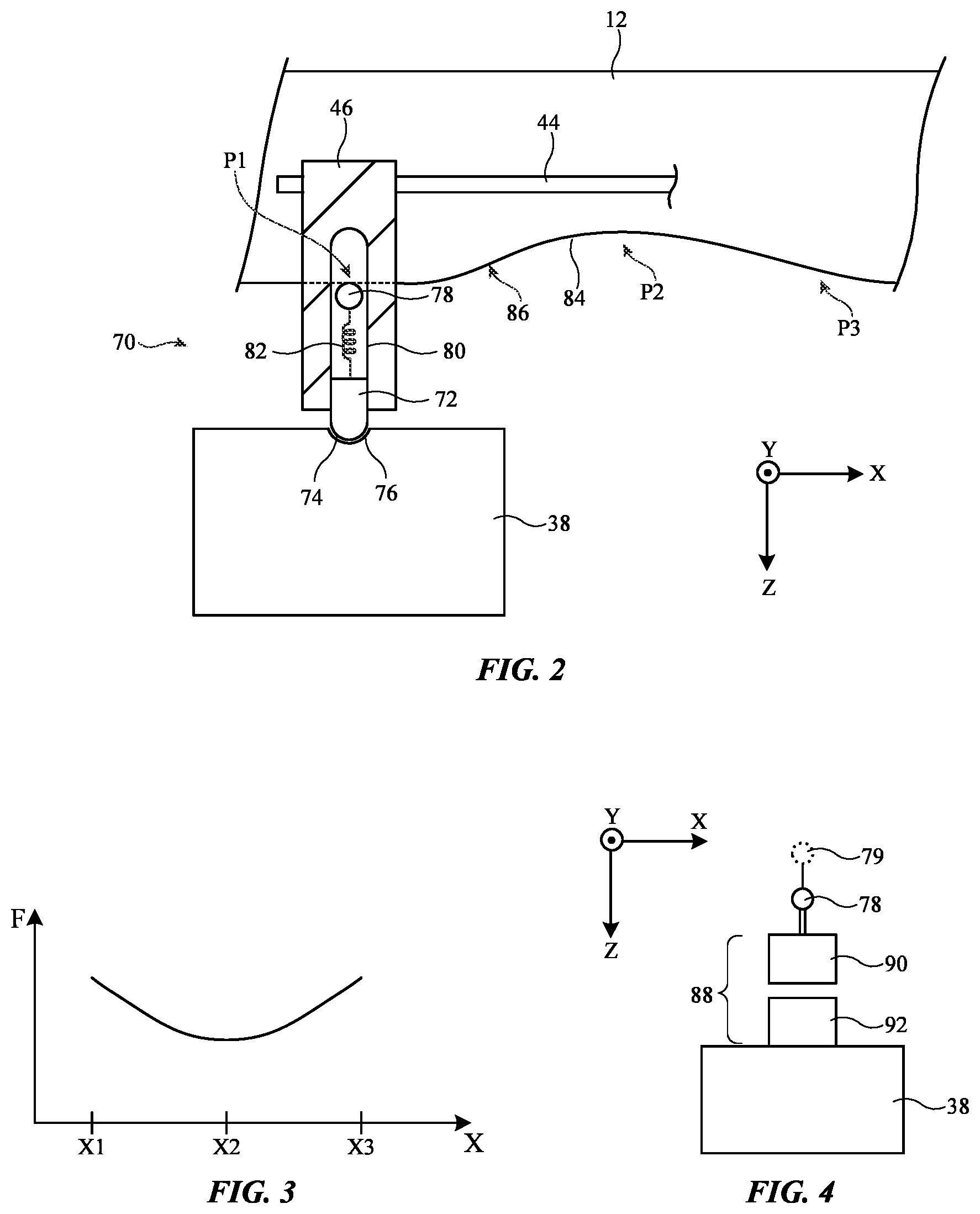 Patent US12320987 Figure 2 – Electronic devices with optical assembly positioning systems