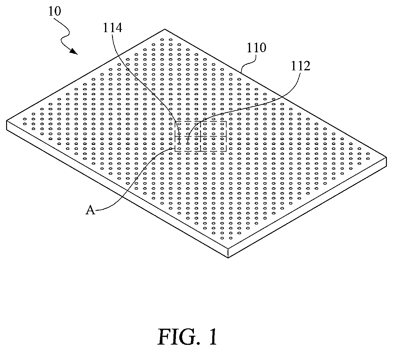 Patent US12320995 Figure 1 – Electronic device