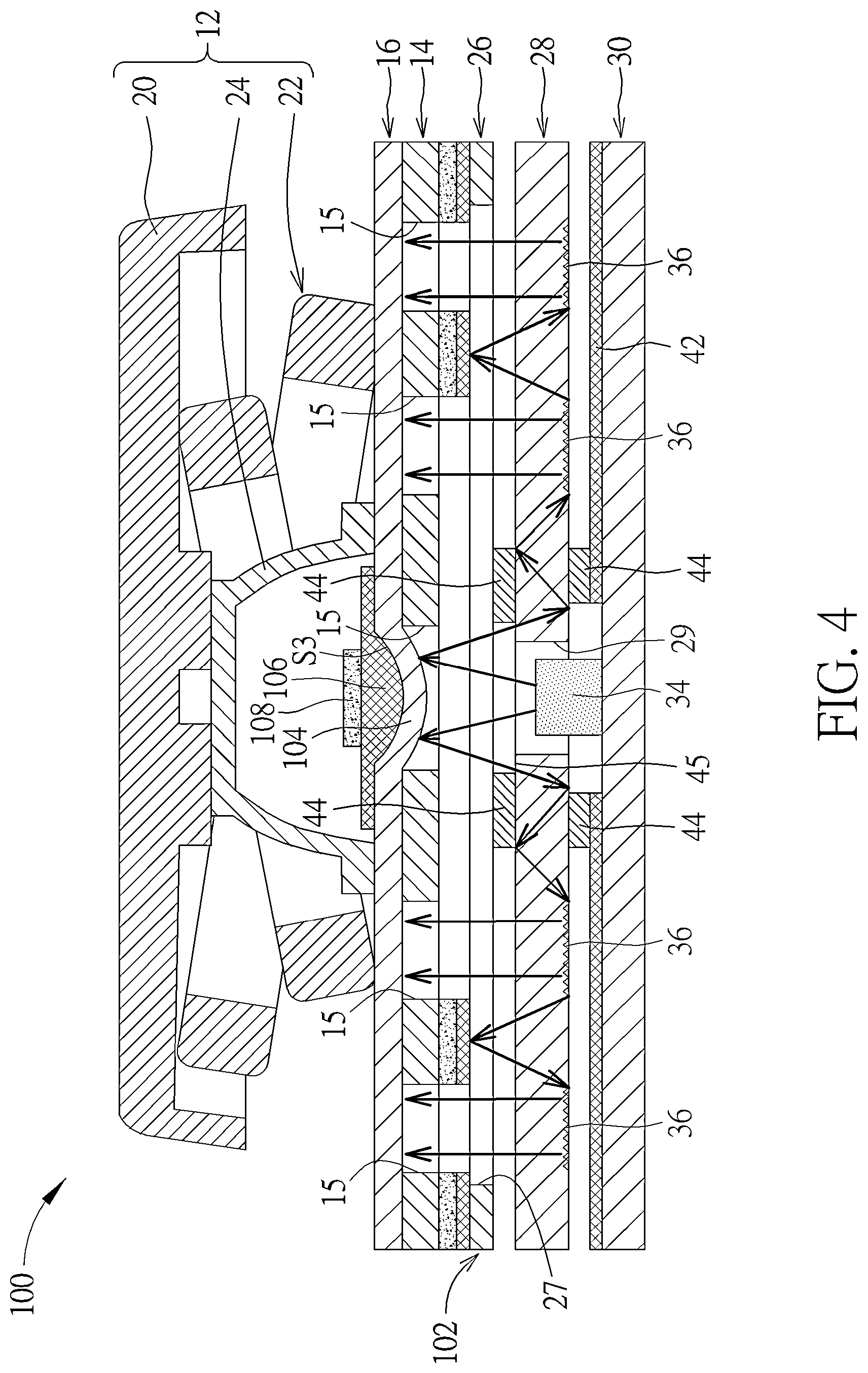 Patent US12321004 Figure 4 – Backlight keyswitch and backlight module thereof