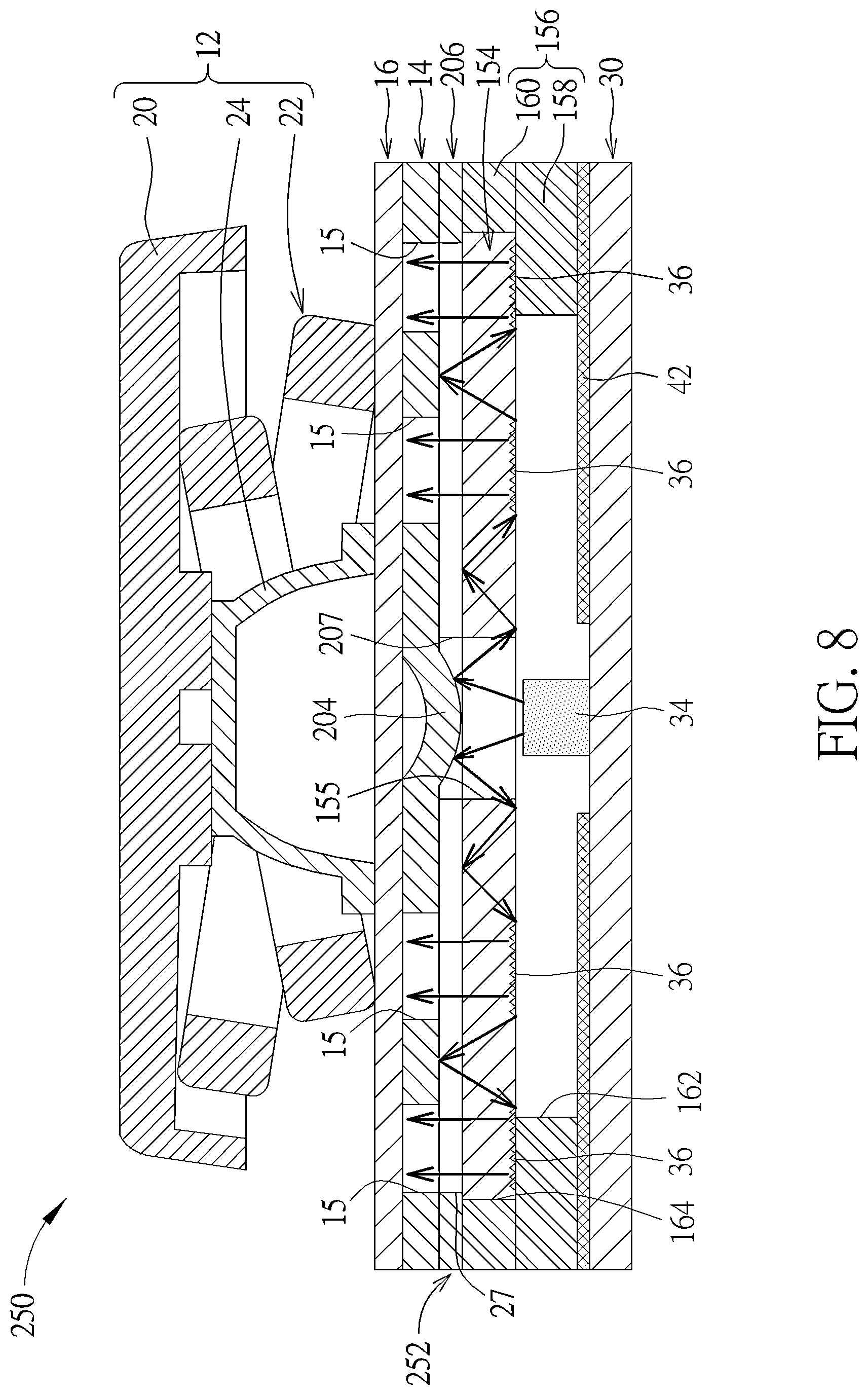 Patent US12321004 Figure 8 – Backlight keyswitch and backlight module thereof