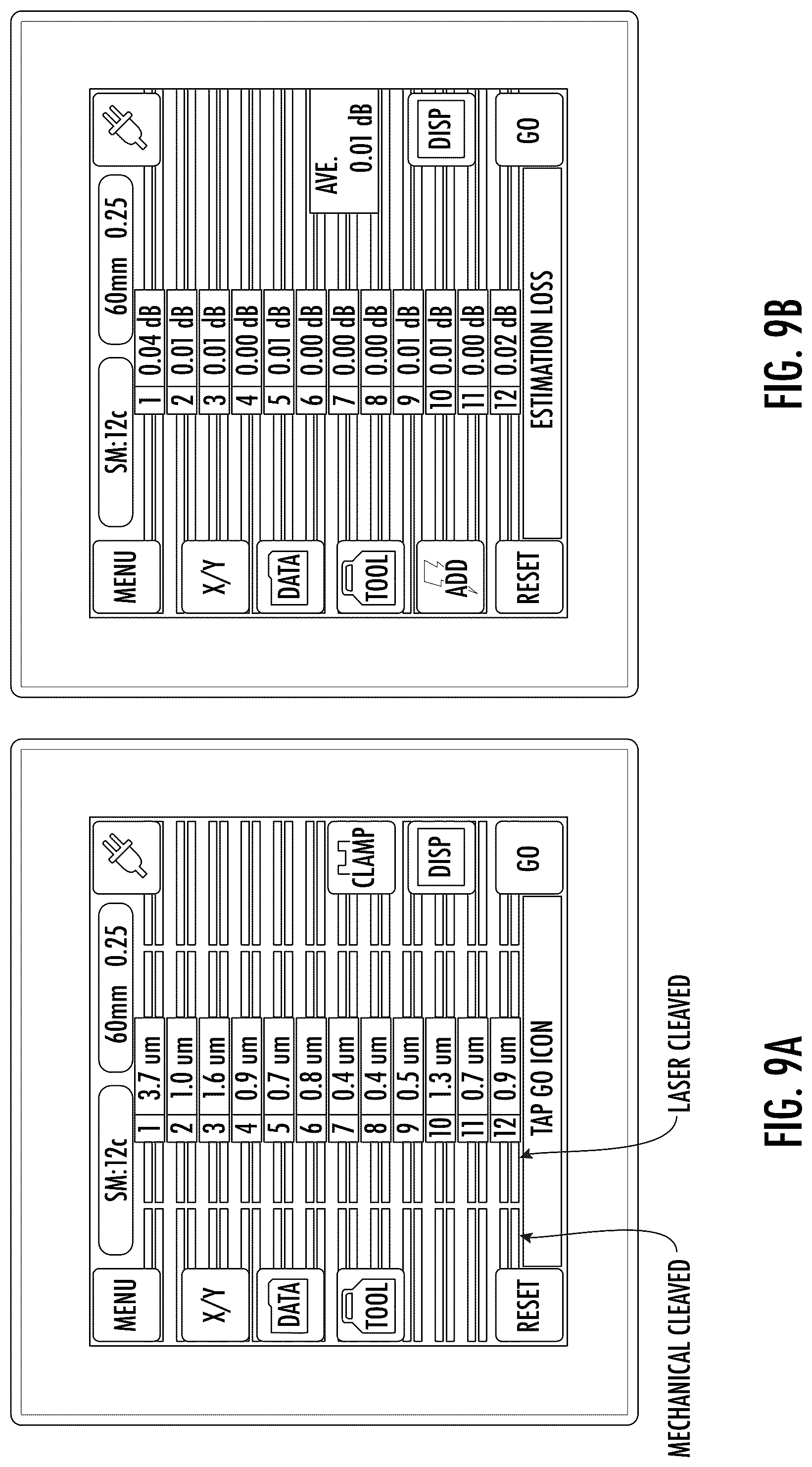 Patent US12321012 Figure 11 – Laser-cleaving of an optical fiber array with controlled cleaving angle