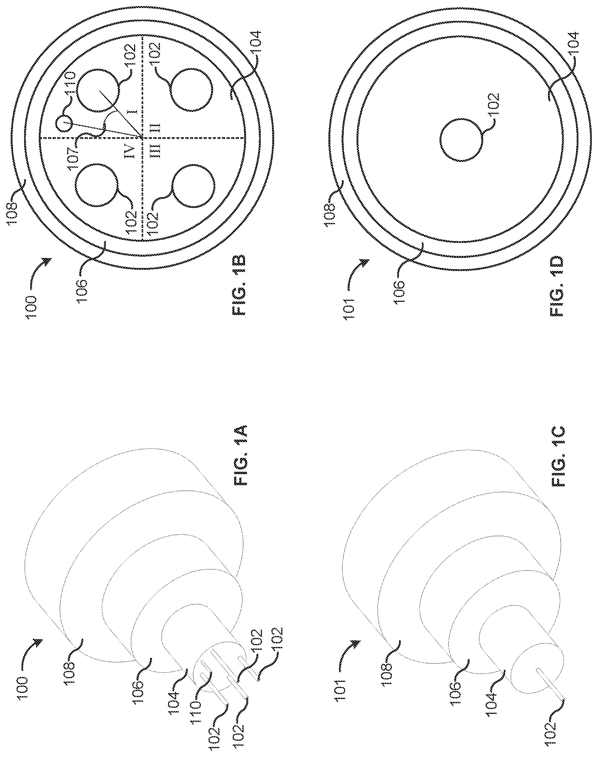 Patent US12321013 Figure 1 – Multicore fiber connectivity