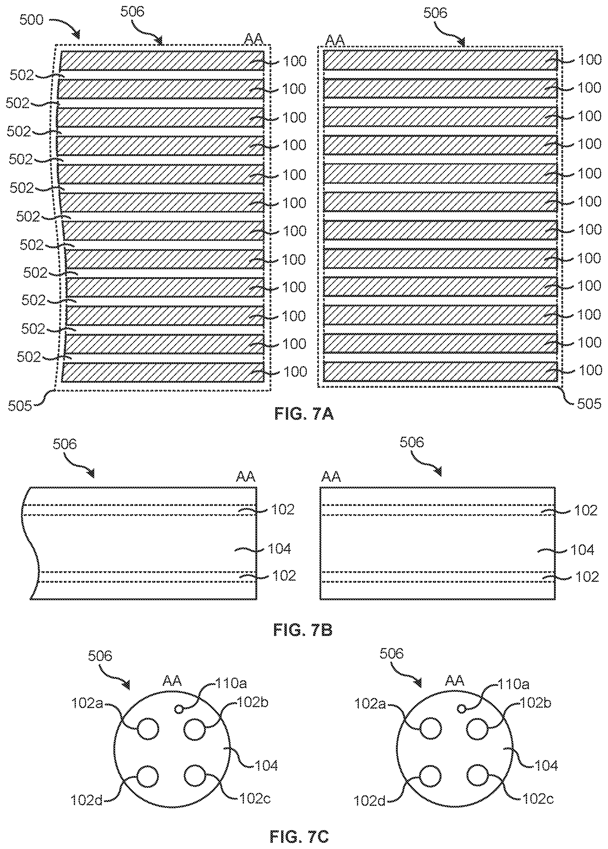 Patent US12321013 Figure 7 – Multicore fiber connectivity