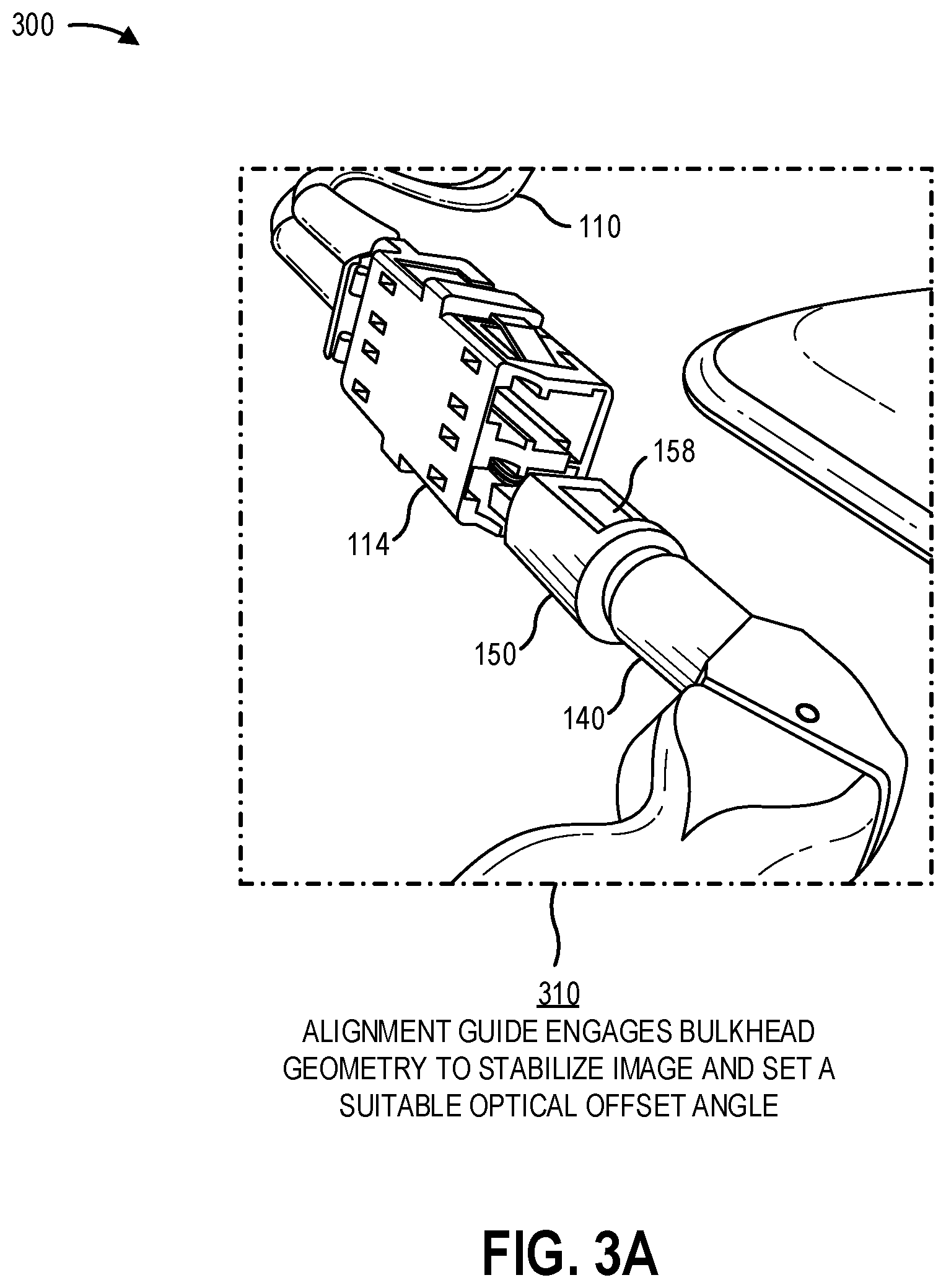 Patent US12321016 Figure 7 – Alignment guide for inspecting a fiber optic end face