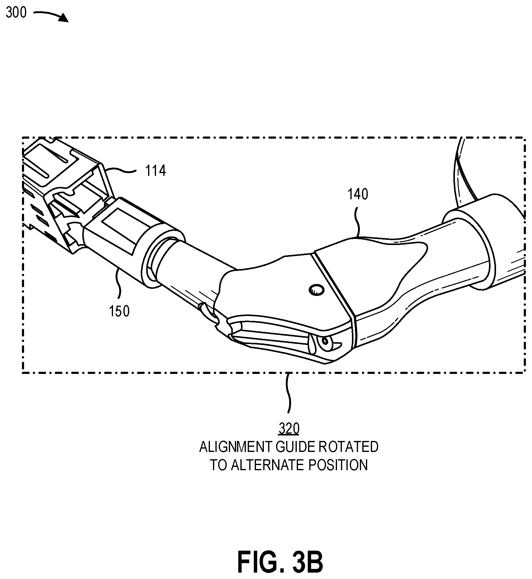 Patent US12321016 Figure 8 – Alignment guide for inspecting a fiber optic end face