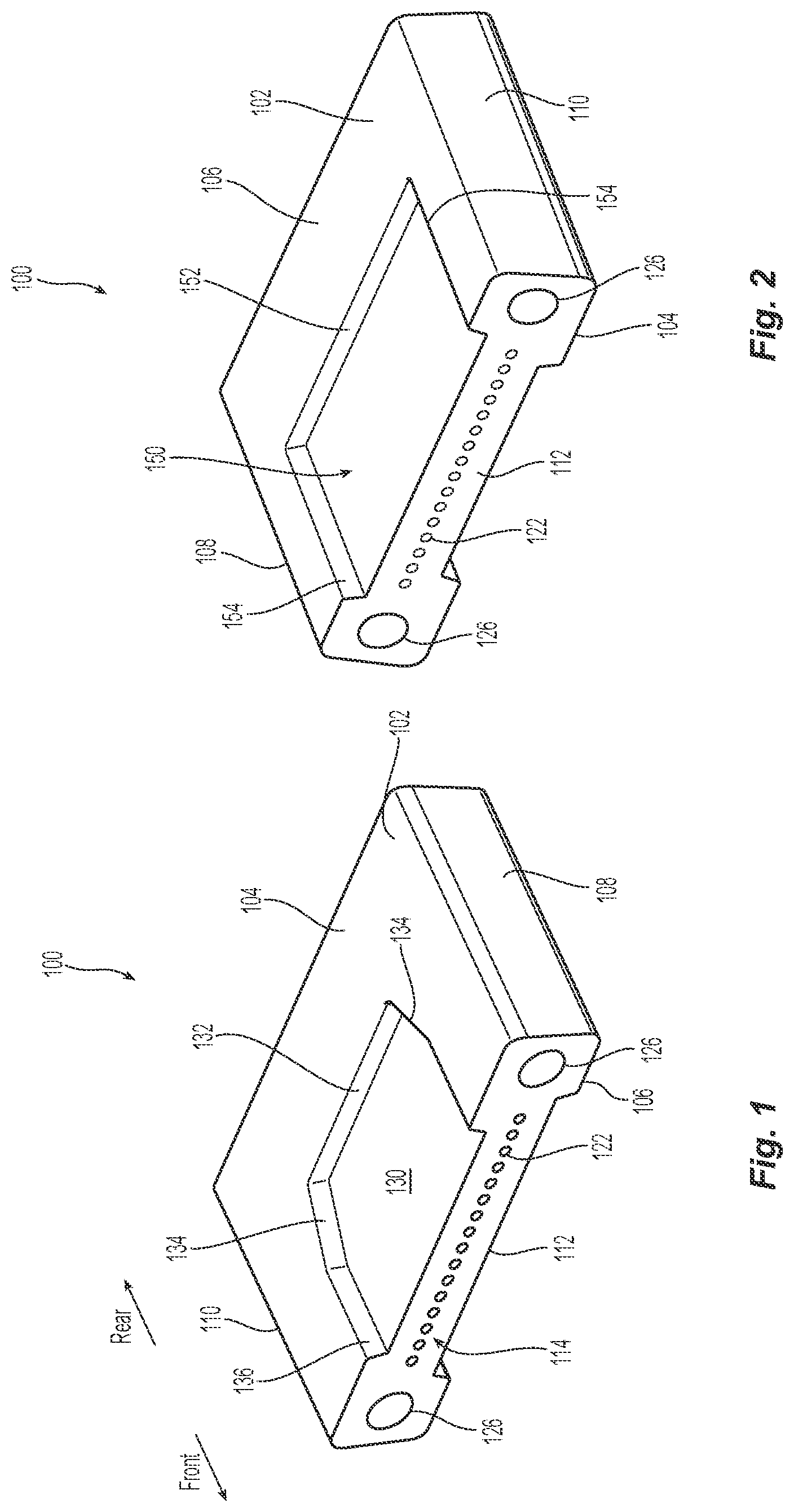 Patent US12321017 Figure 1 – Fiber optic ferrule and fiber optic ferrule receiver