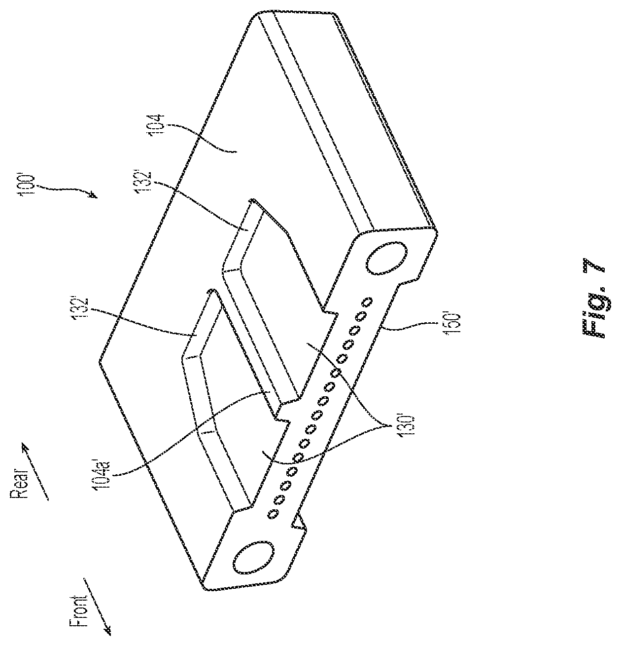 Patent US12321017 Figure 4 – Fiber optic ferrule and fiber optic ferrule receiver