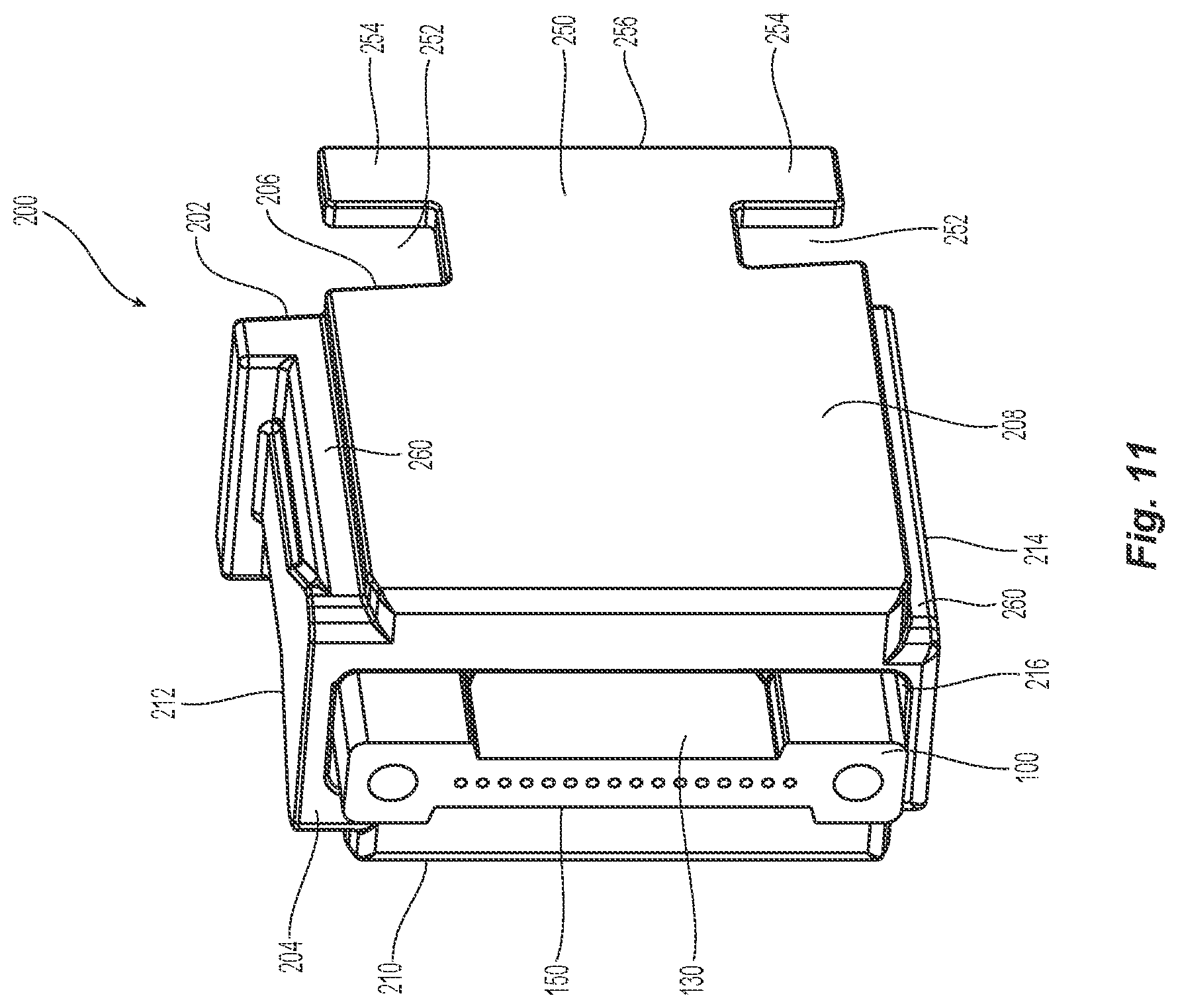 Patent US12321017 Figure 8 – Fiber optic ferrule and fiber optic ferrule receiver