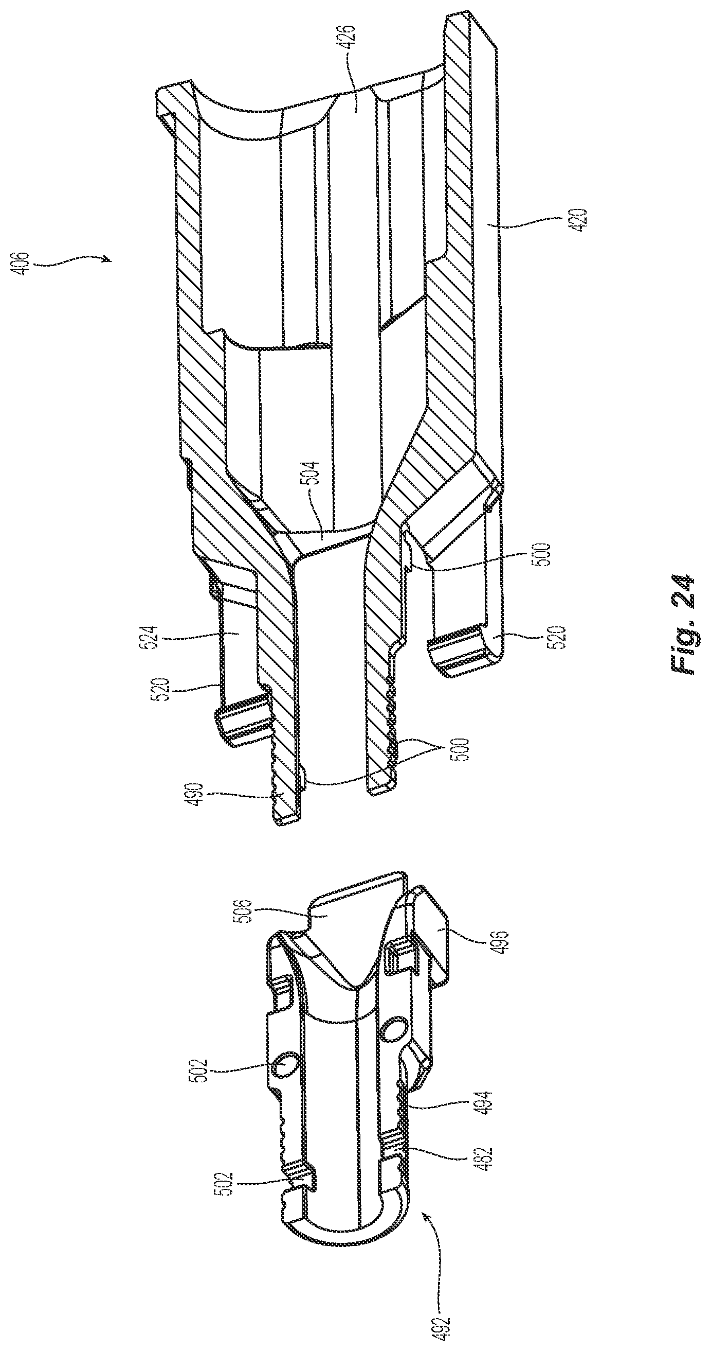 Patent US12321017 Figure 19 – Fiber optic ferrule and fiber optic ferrule receiver