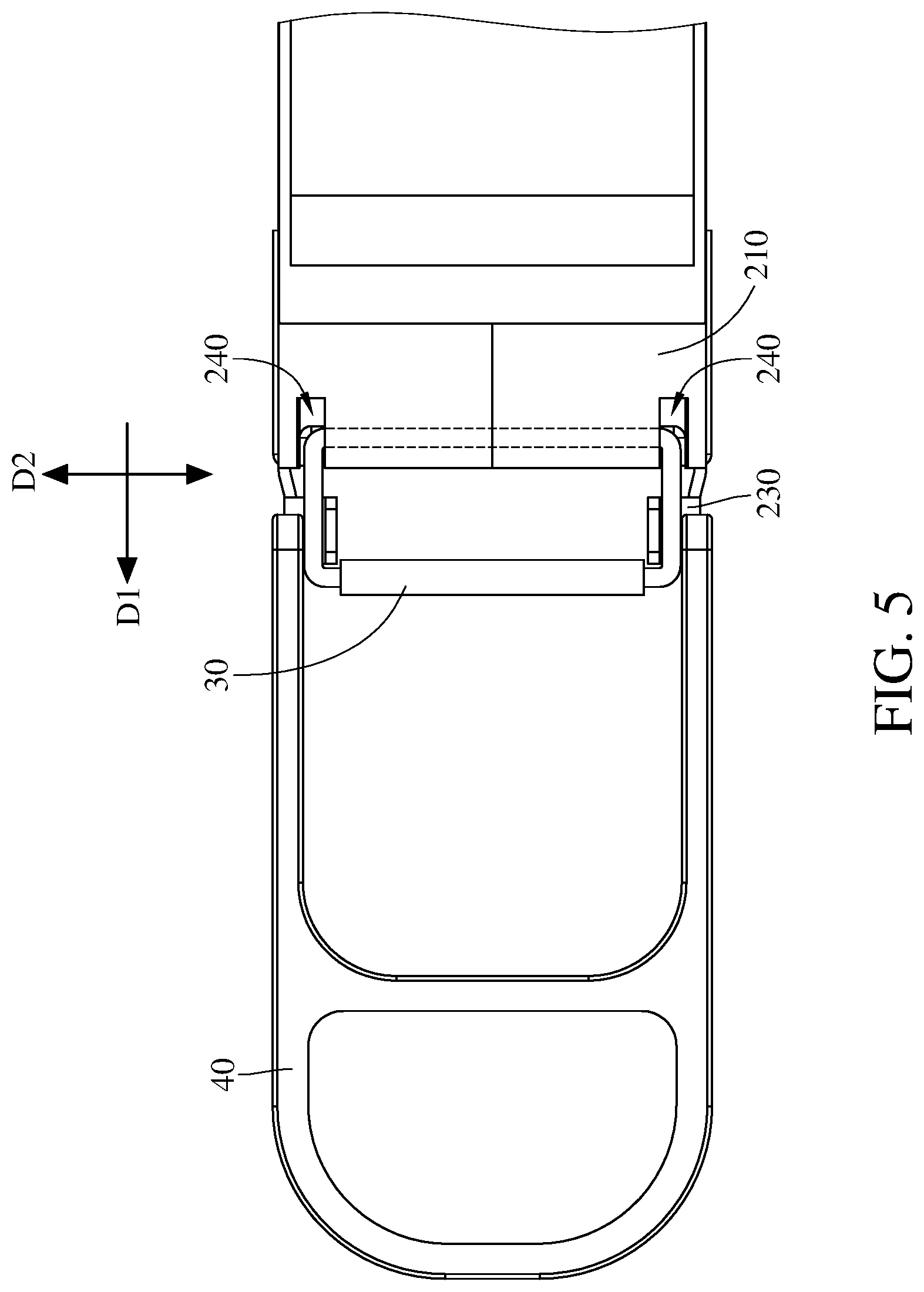 Patent US12321024 Figure 5 – Optical transceiver including latch for release prevention and optical communication assembly having the same