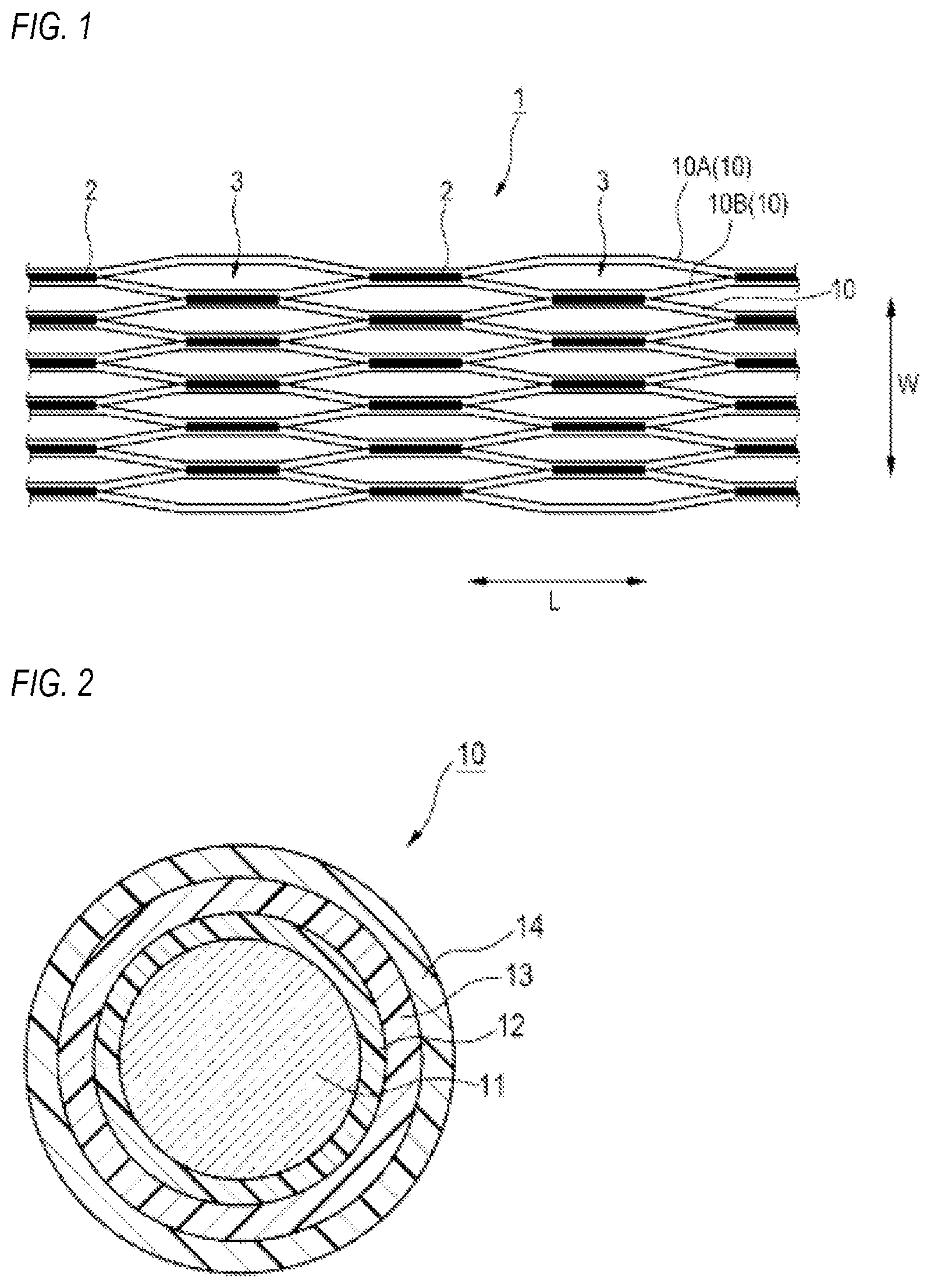 Patent US12321027 Figure 1 – Optical fiber ribbon