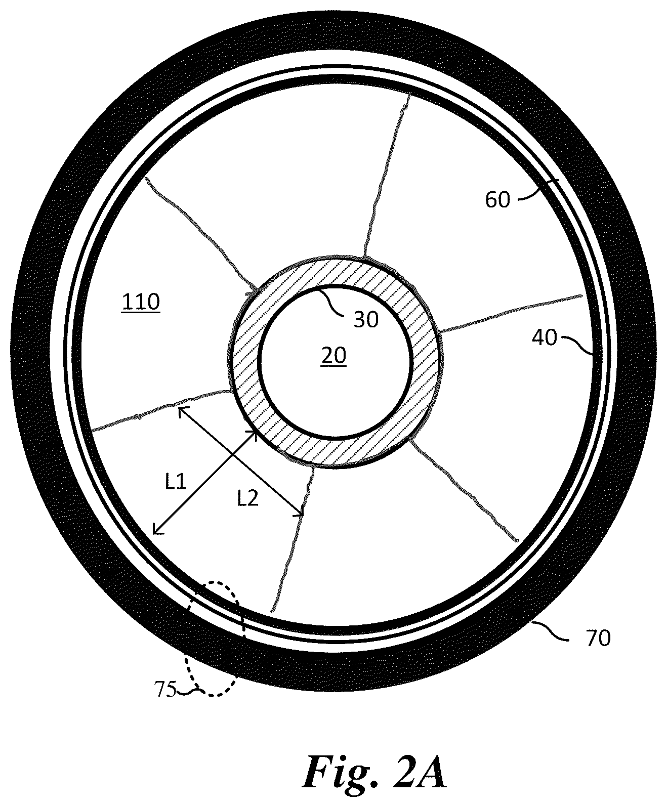 Patent US12321030 Figure 2 – High density optical cables