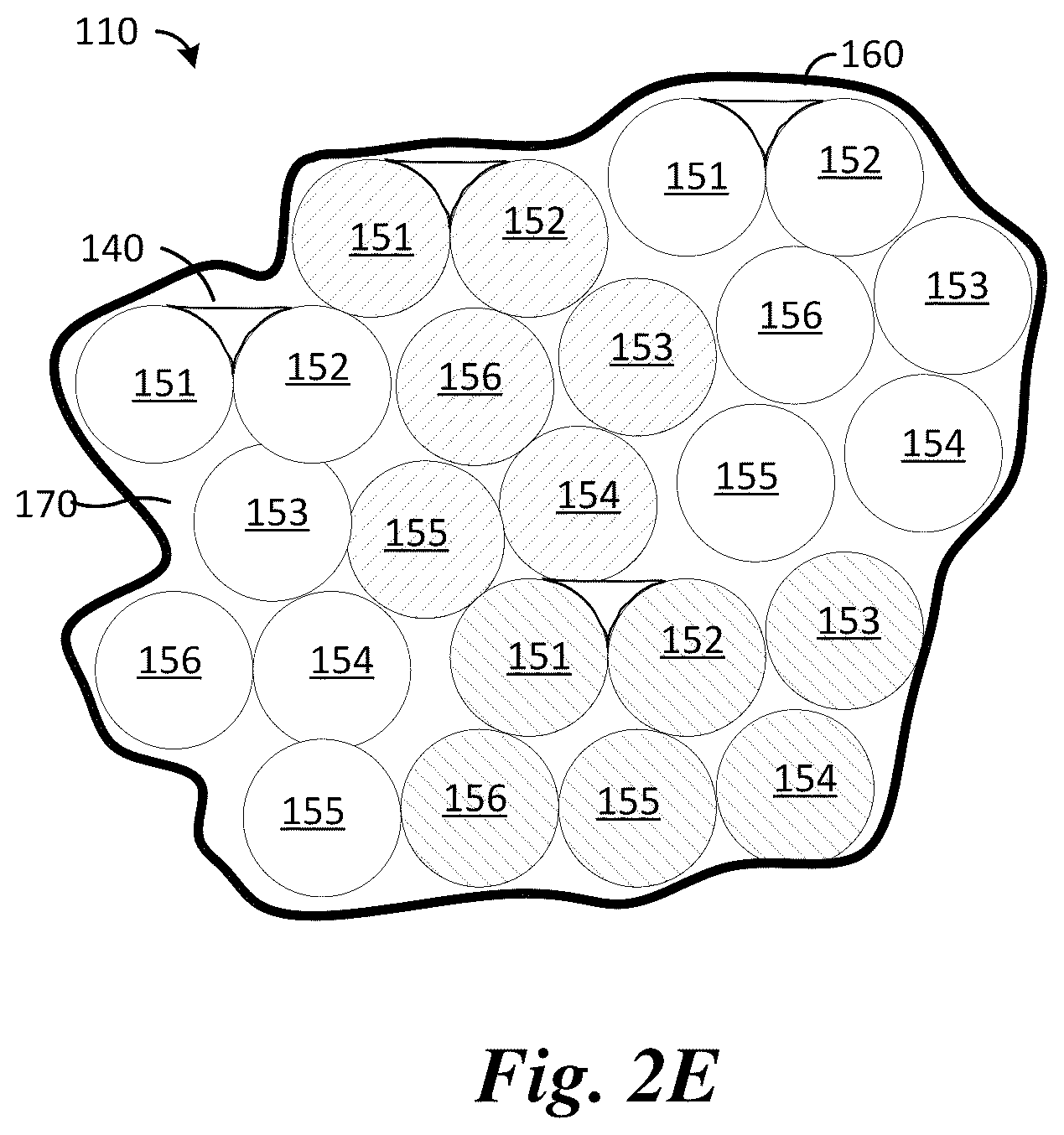 Patent US12321030 Figure 4 – High density optical cables