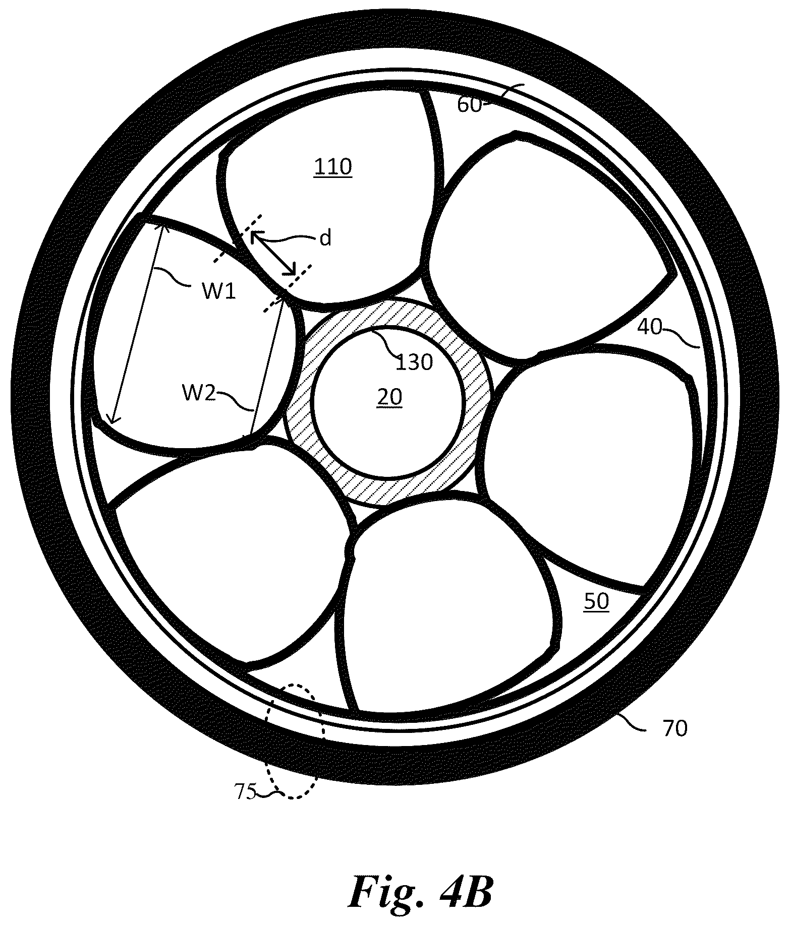 Patent US12321030 Figure 7 – High density optical cables