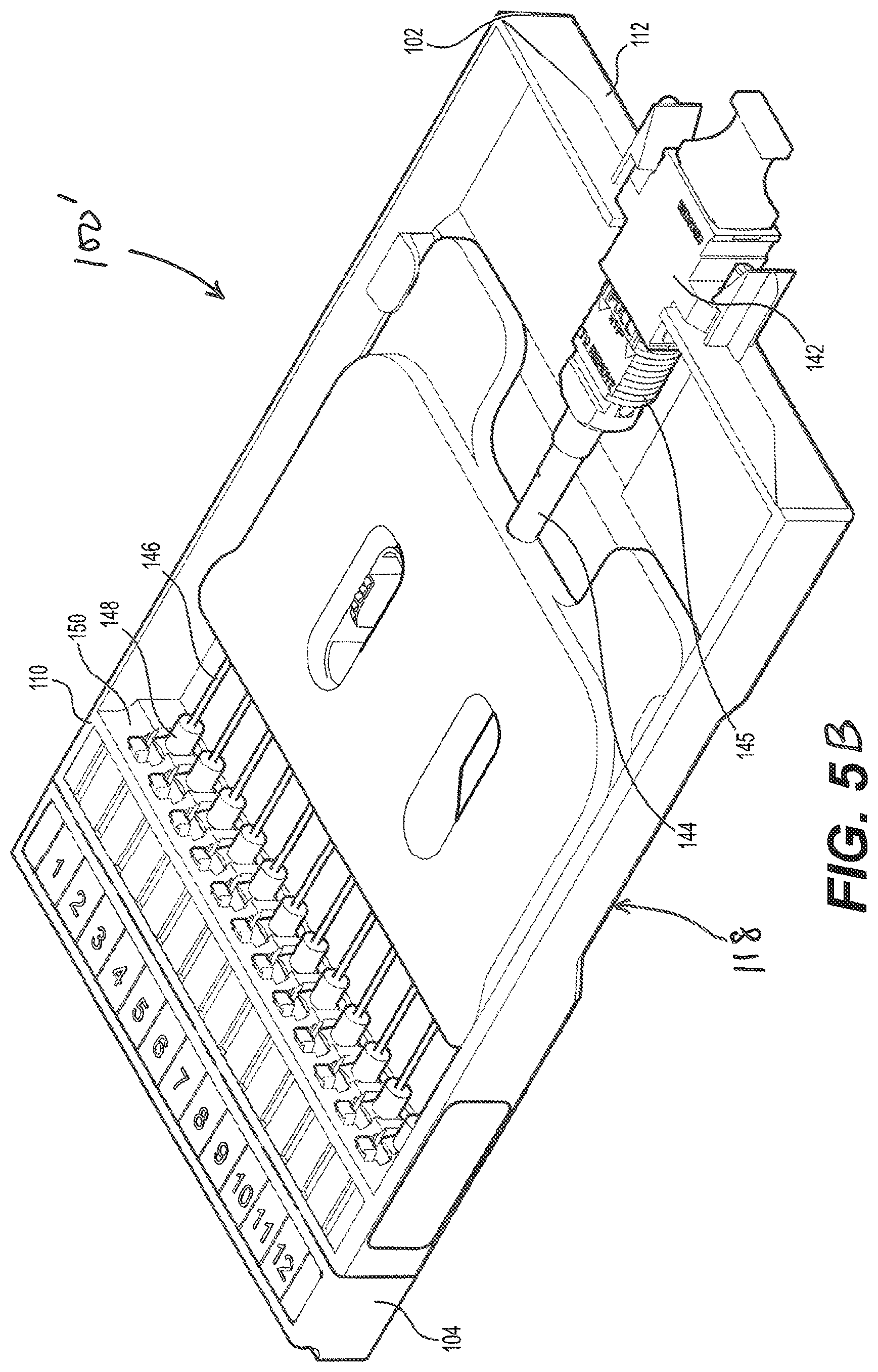 Patent US12321031 Figure 6 – Support frame for providing adapter-less connections for fiber optic cables