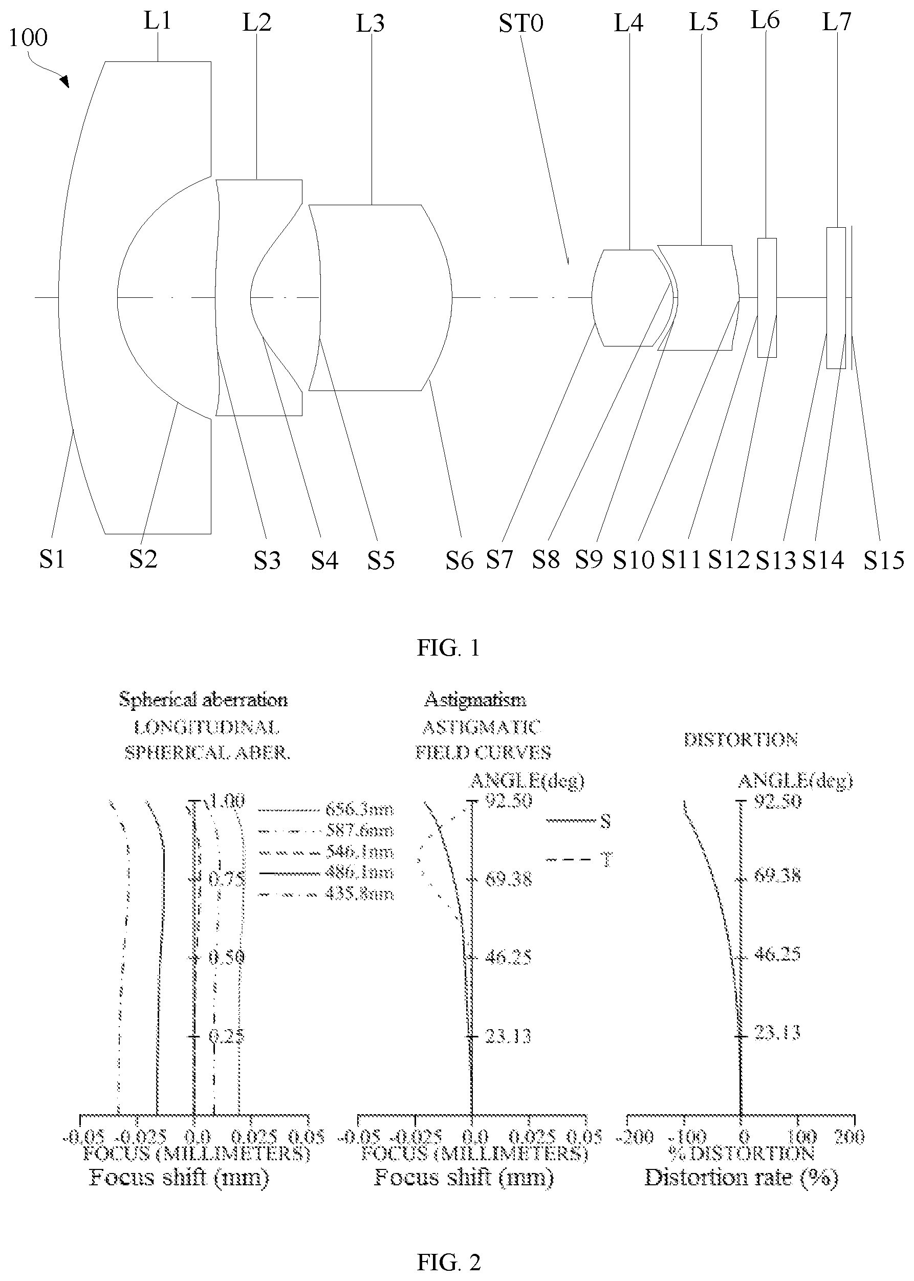 Patent US12321037 Figure 1 – Optical system, camera module, and automobile