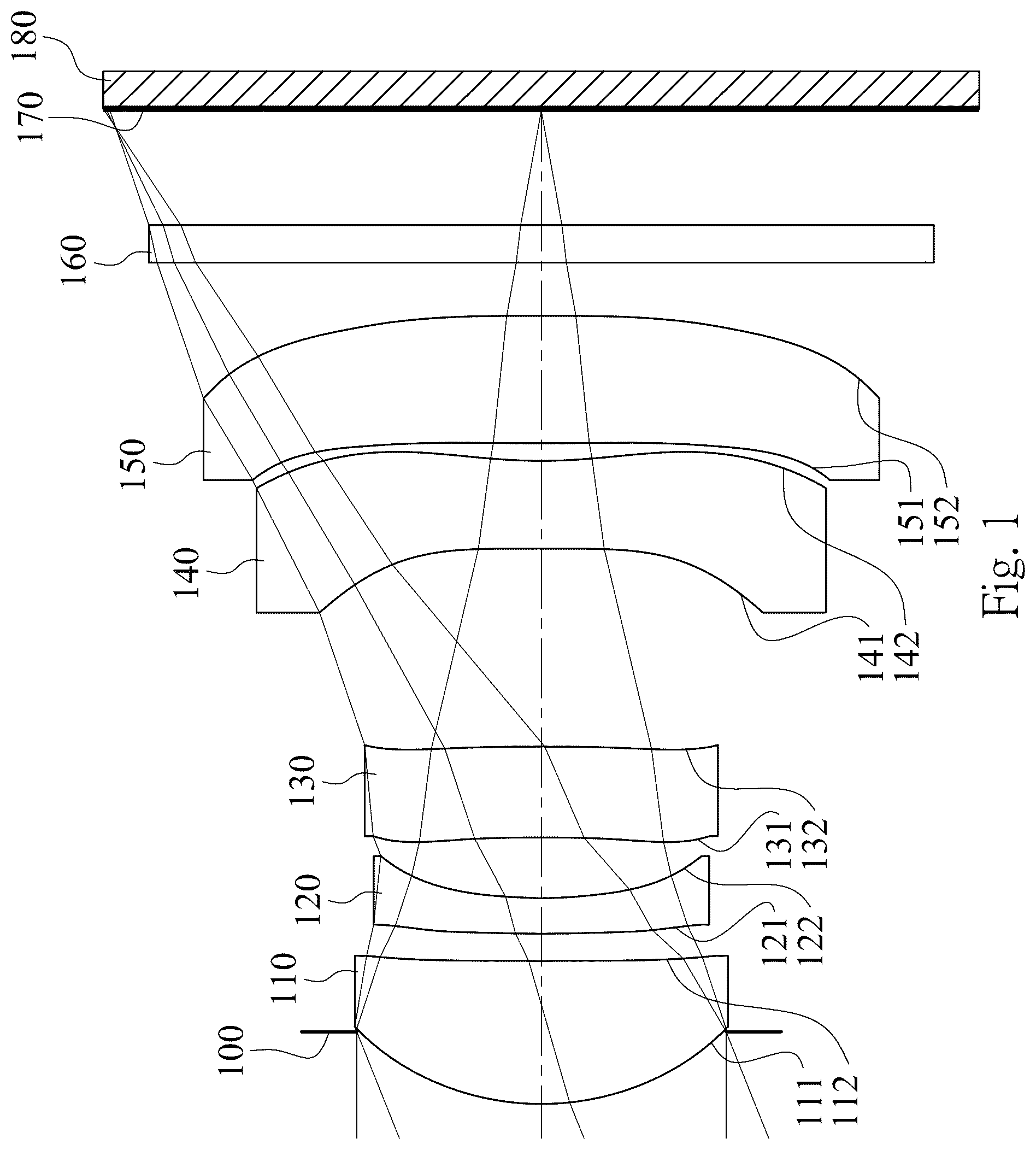 Patent US12321038 Figure 1 – Optical photographing lens assembly, image capturing device and electronic device