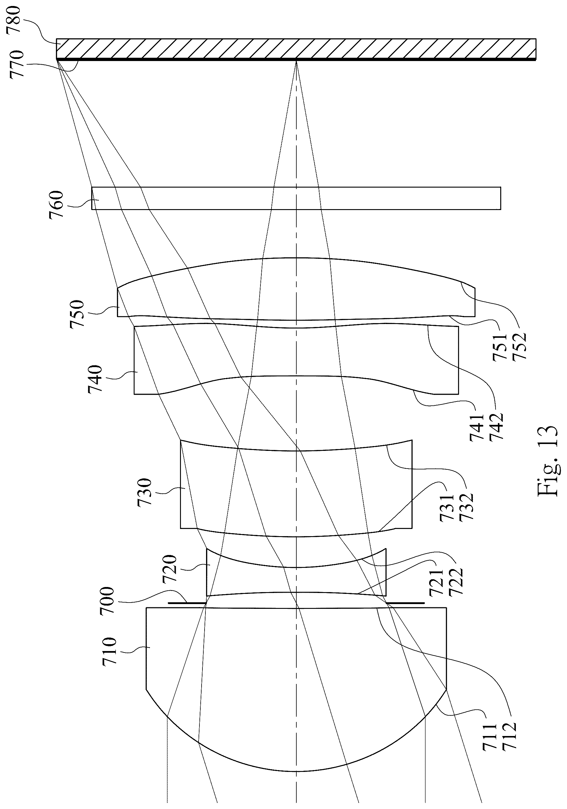 Patent US12321038 Figure 13 – Optical photographing lens assembly, image capturing device and electronic device