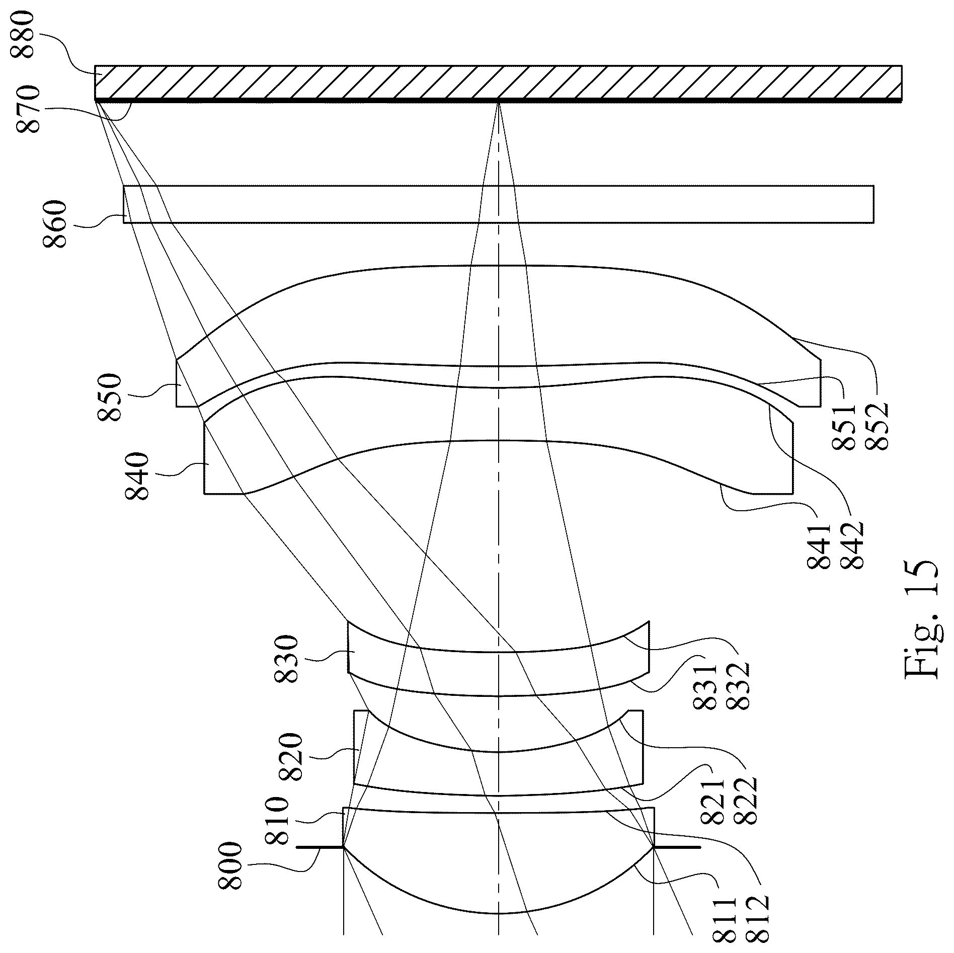 Patent US12321038 Figure 15 – Optical photographing lens assembly, image capturing device and electronic device
