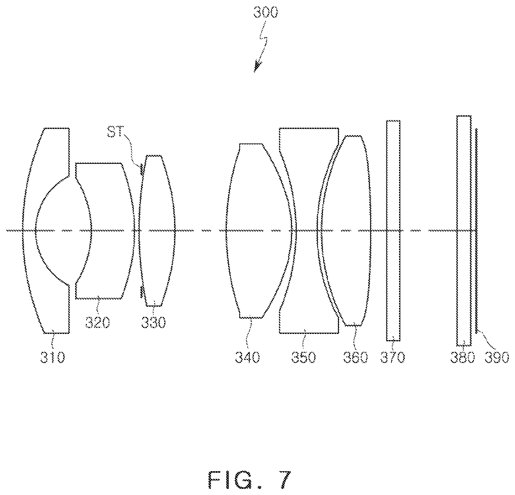 Patent US12321039 Figure 7 – Image capturing lens system