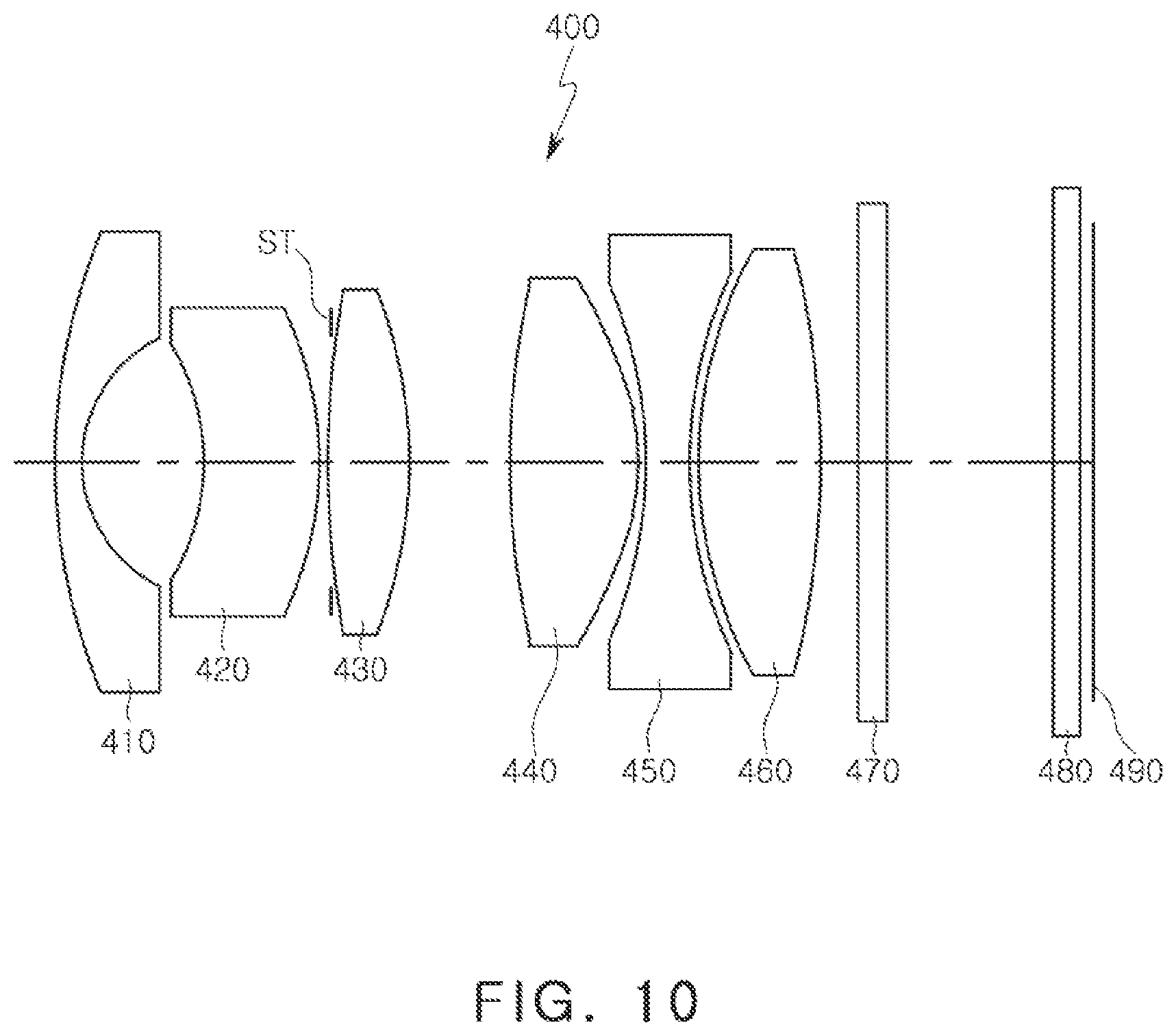Patent US12321039 Figure 10 – Image capturing lens system