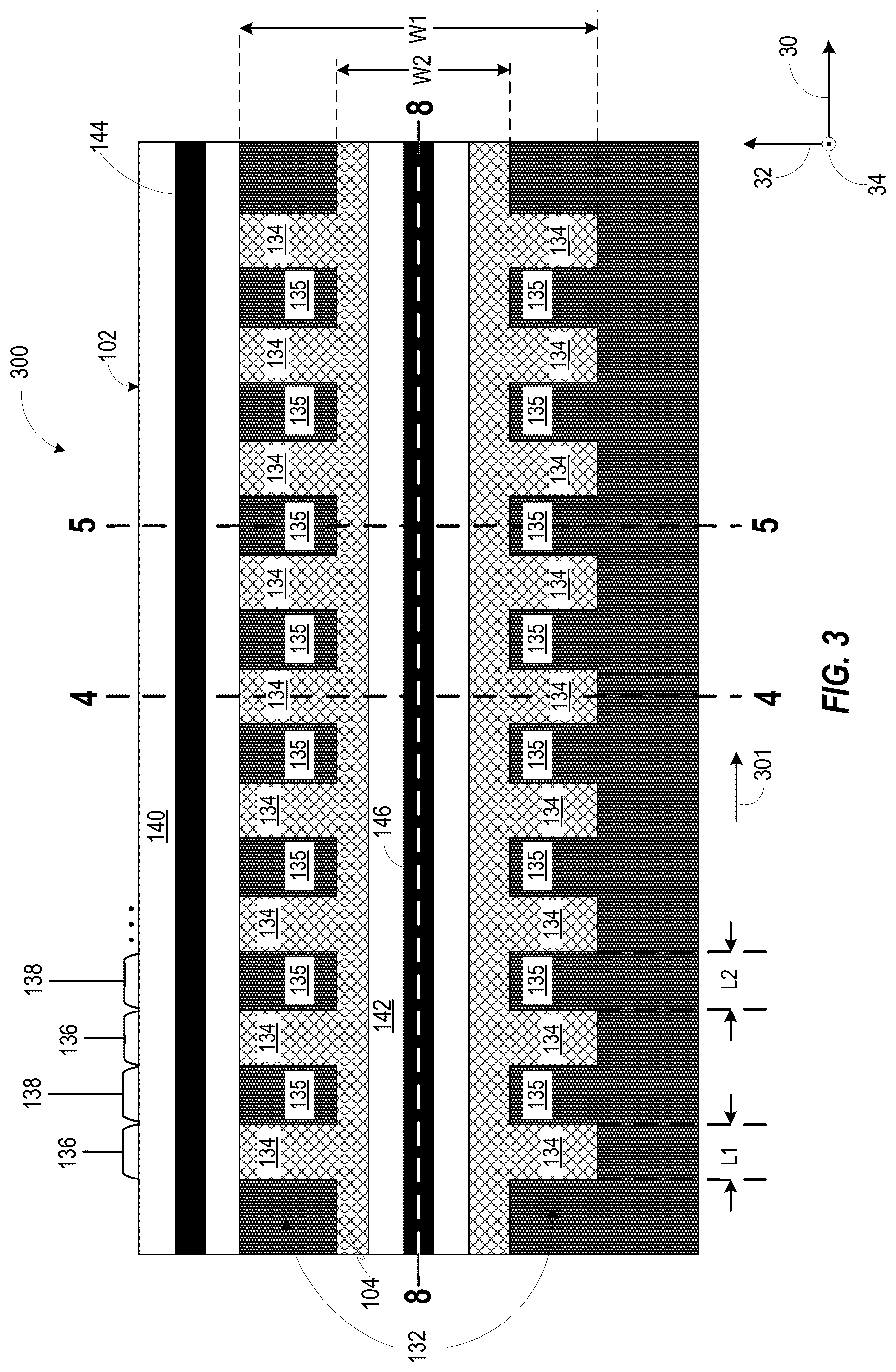 Patent US12321049 Figure 2 – Optical device including a grated optical waveguide to improve modulation efficiency