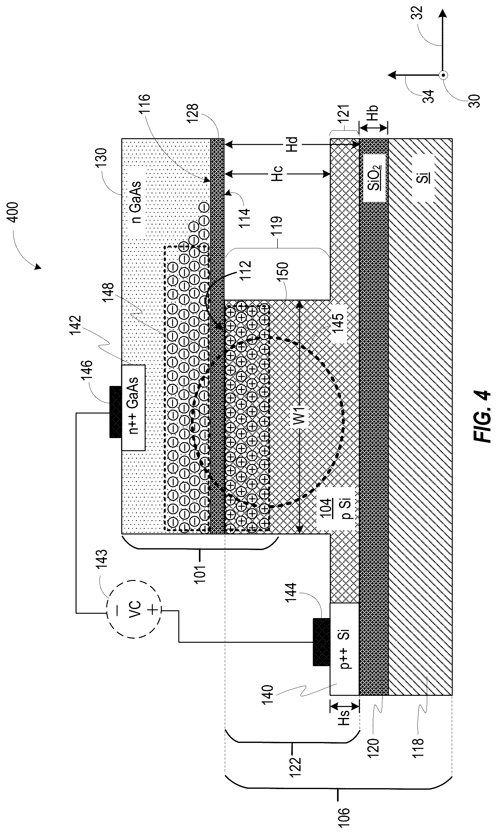 Patent US12321049 Figure 3 – Optical device including a grated optical waveguide to improve modulation efficiency