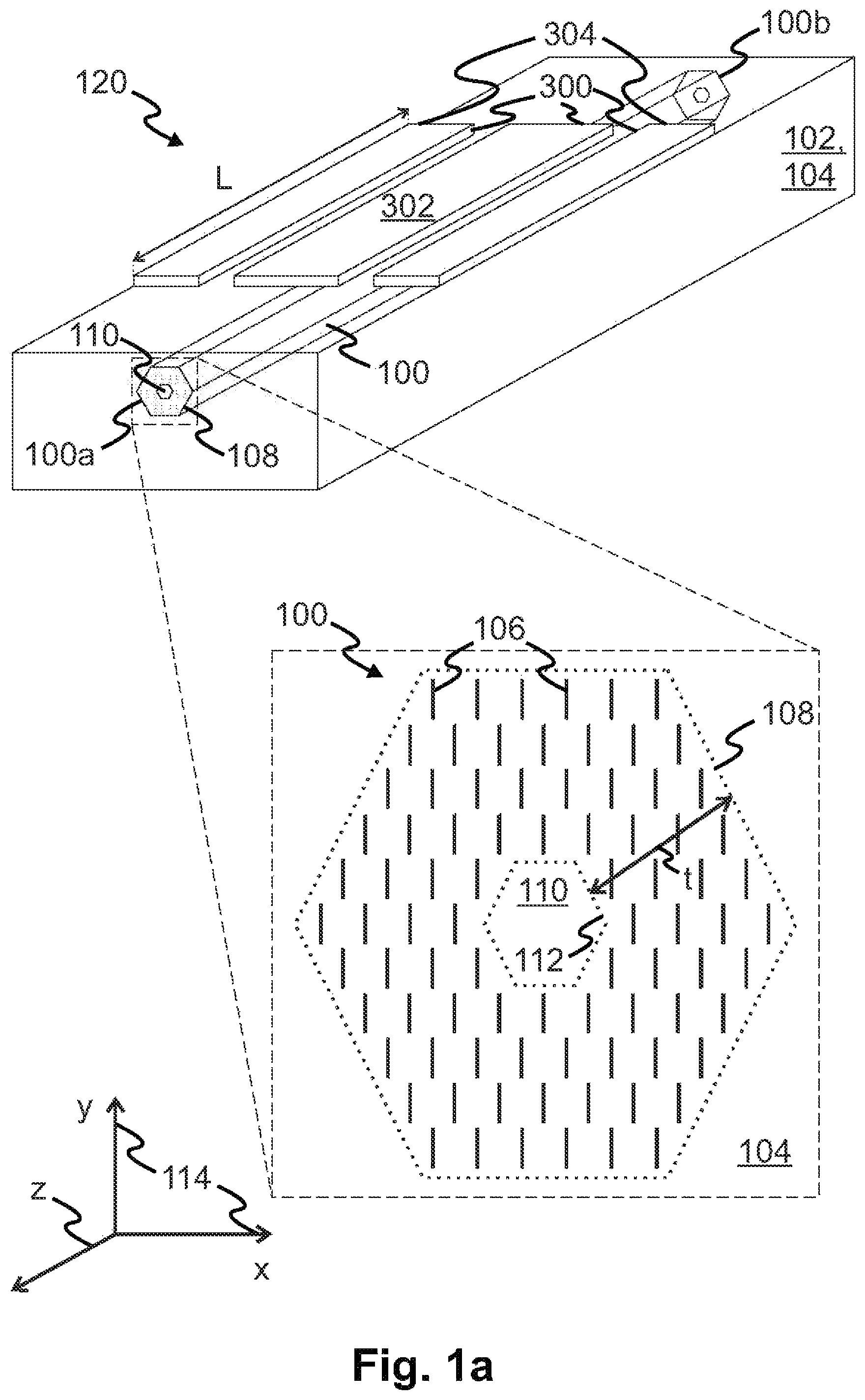 Patent US12321052 Figure 1 – Waveguide for low loss, high speed electro-optical modulator