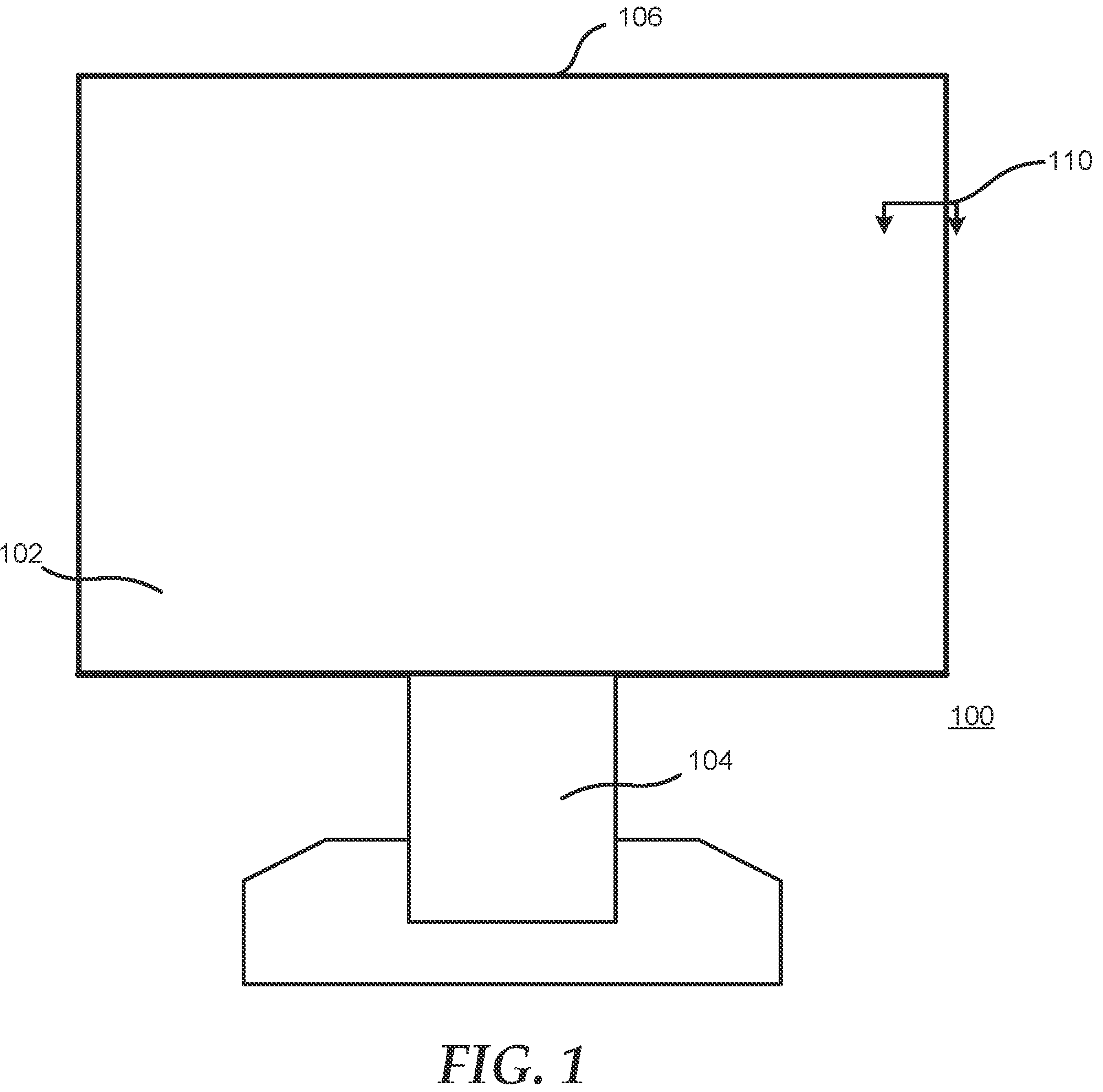 Patent US12321059 Figure 1 – Display panel with reduced reflectance