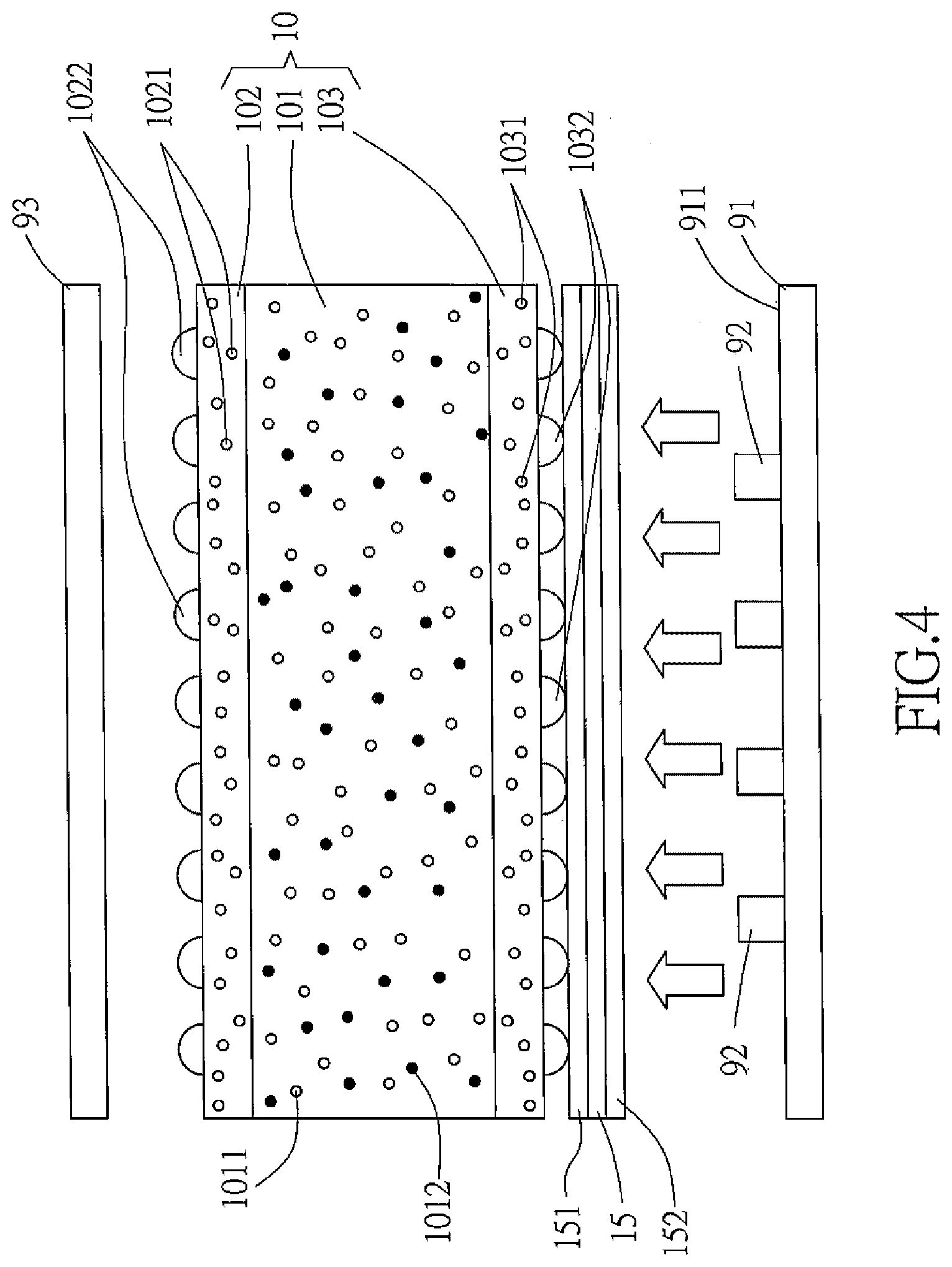 Patent US12321061 Figure 4 – Diffusion plate for use in backlight module with low optical path distance