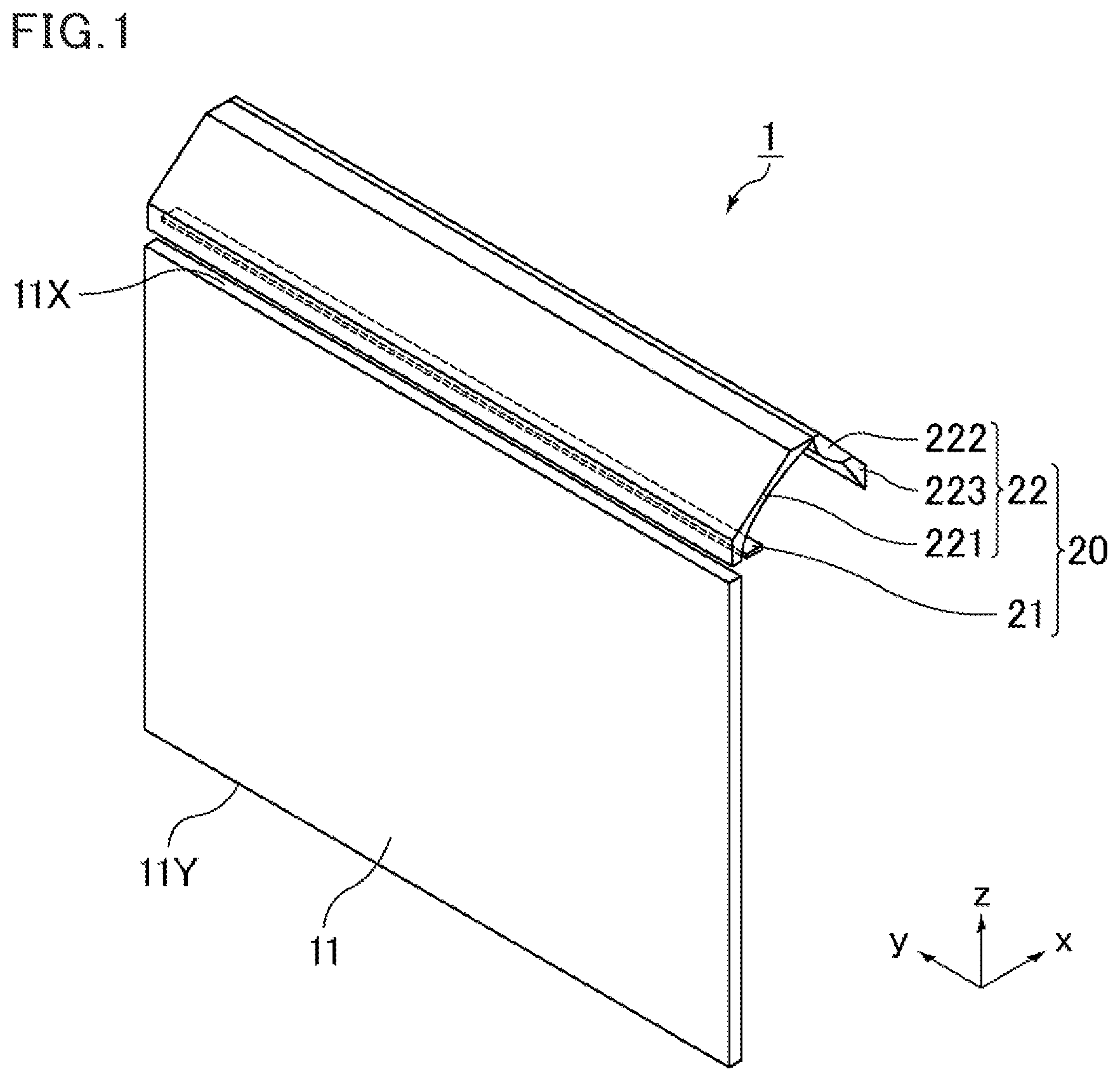 Patent US12321065 Figure 1 – Liquid crystal display element