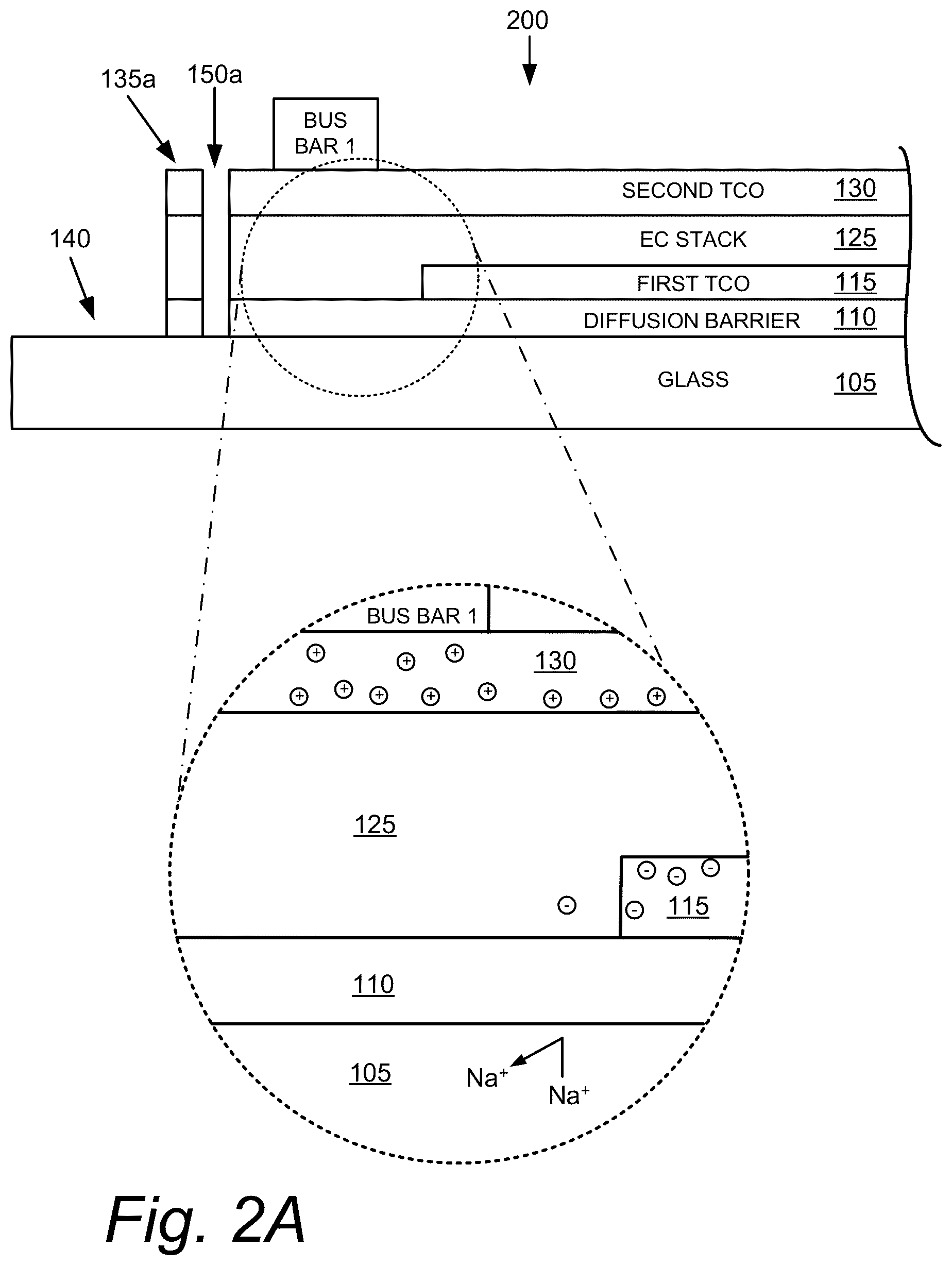 Patent US12321075 Figure 4 – Electrochromic laminates